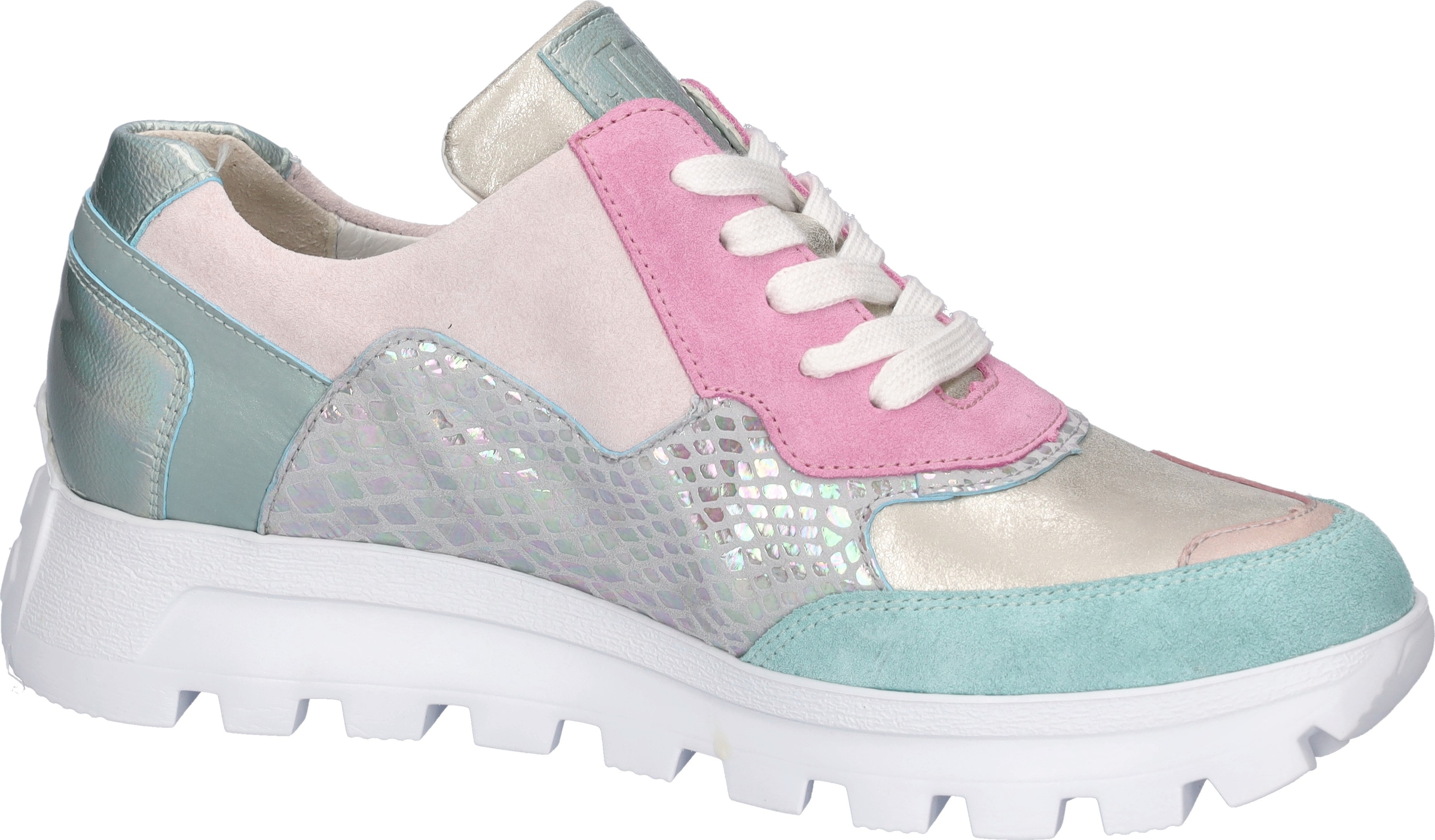 Waldläufer Sneaker »H-AJALA«  Schnürschuh, Halbschuh, Komfortschuh mit Reißverschluss, H-Weite