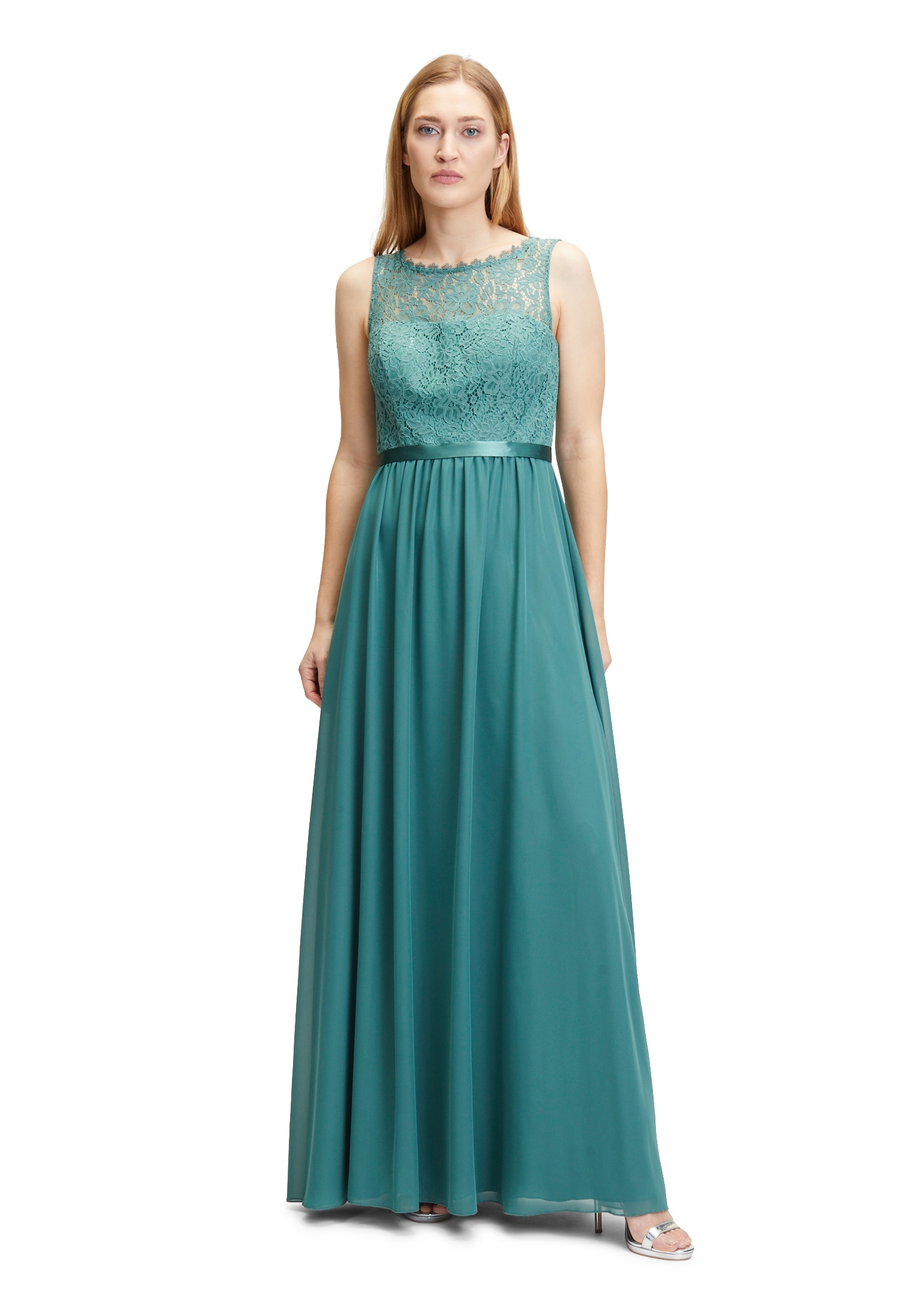 Vera Mont Cocktailkleid "Vera Mont Cocktailkleid mit Spitze", Bogenkante