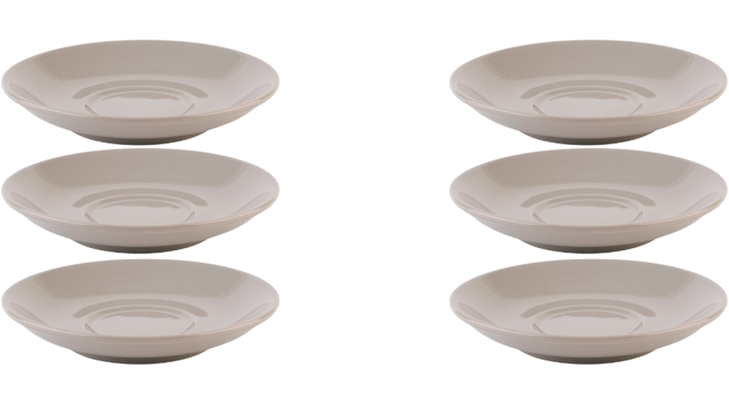 APS Untertasse "6er Set Kaffeeuntertasse -SNUG-" Teller Set, hochwertig verarbeitetes Material