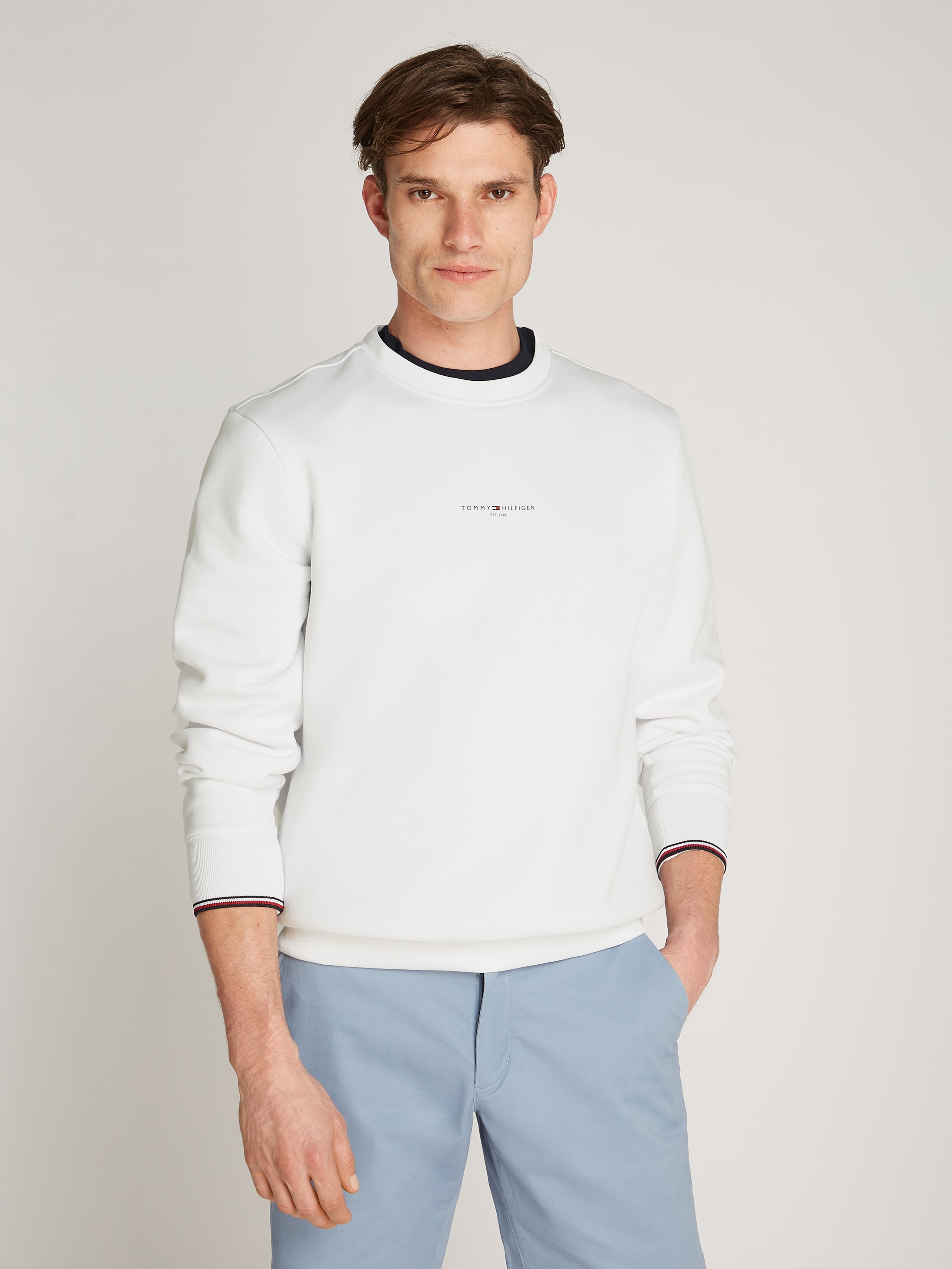 Tommy Hilfiger Sweatshirt »SMALL TOMMY LOGO CREWNECK«