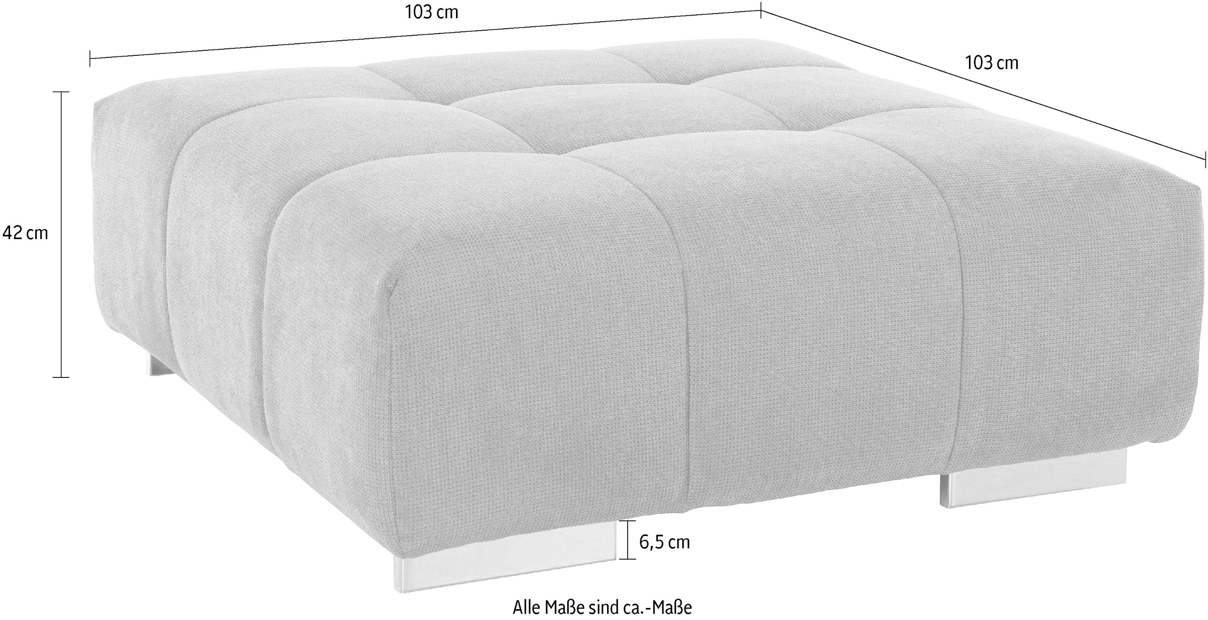 COTTA Hocker »Orion«, gemütlicher Hocker im modernen Design