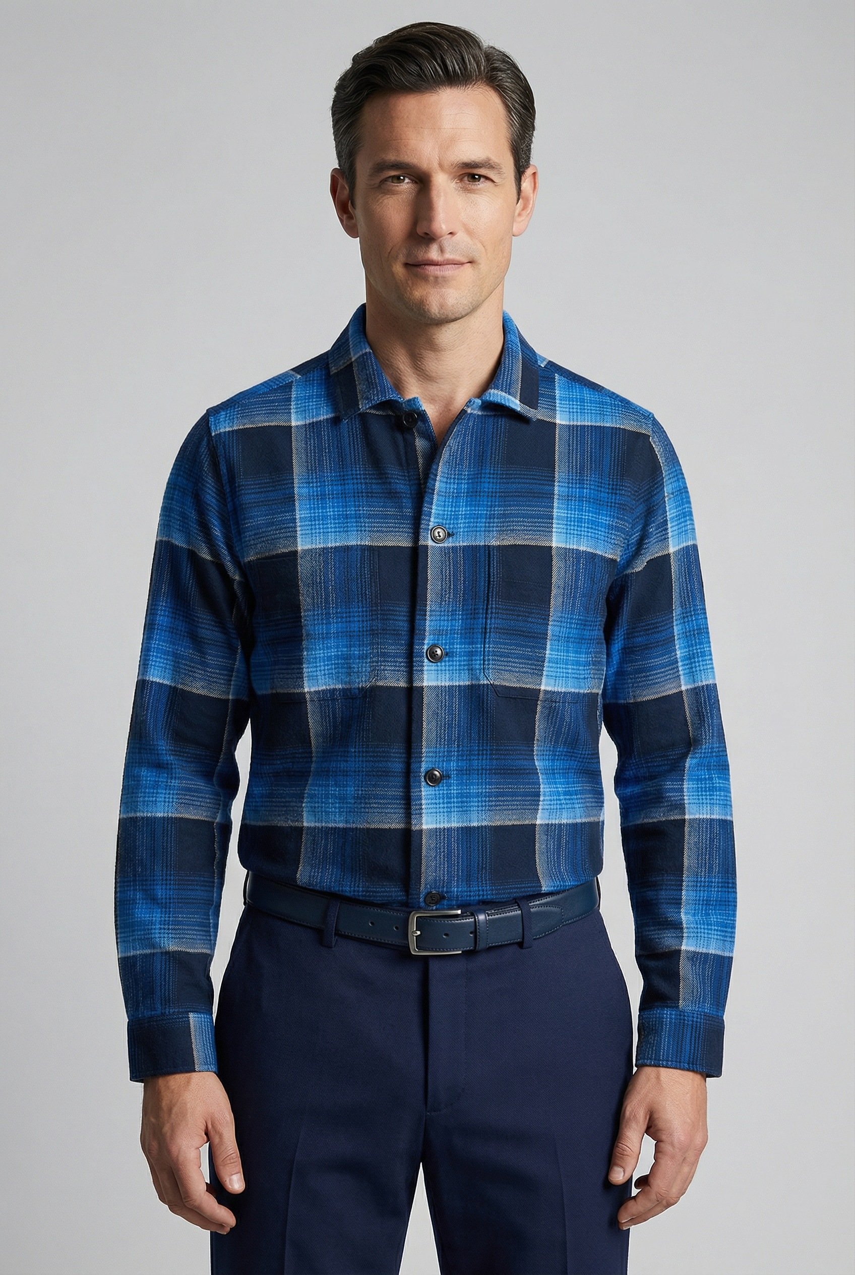 OLYMP Hemdjacke Overshirt, pflegeleicht, Karomuster günstig online kaufen