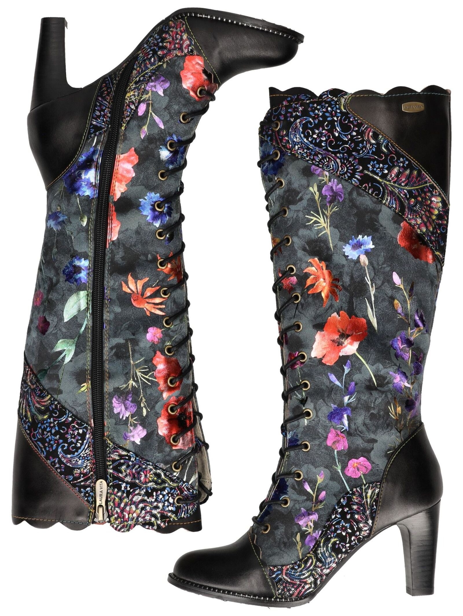 LAURA VITA Schnürstiefel »LAURA VITA Stiefel Leder/Textil«