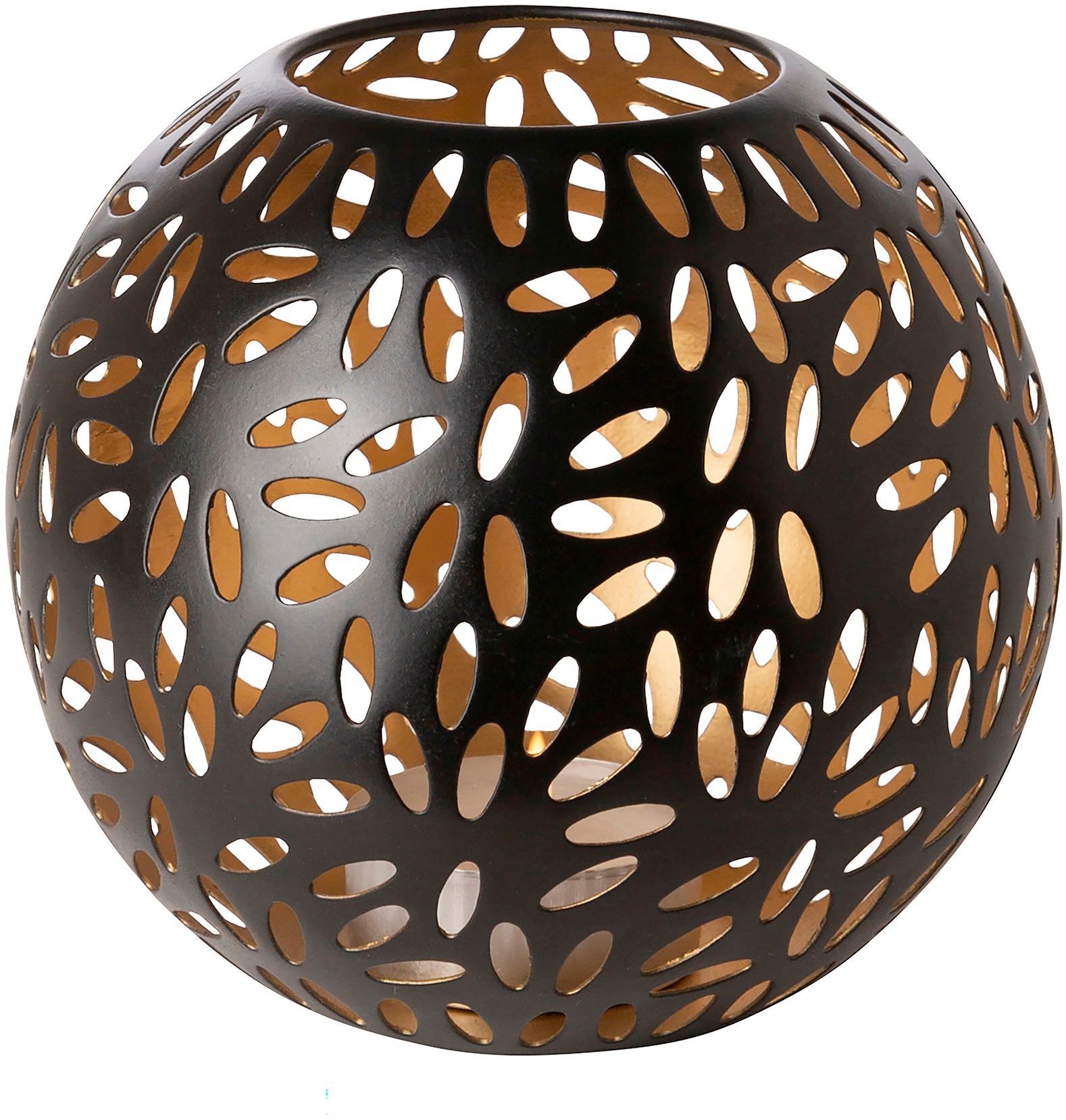 Fink Windlicht "DARIA" Kerzenhalter aus Eisen, pulverbeschichtet, mit Cut-O günstig online kaufen