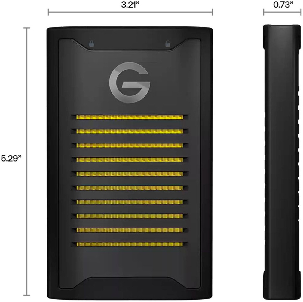 Sandisk SSD-Festplatte »G-DRIVE ArmorLock SSD 1TB«, Anschluss USB-C