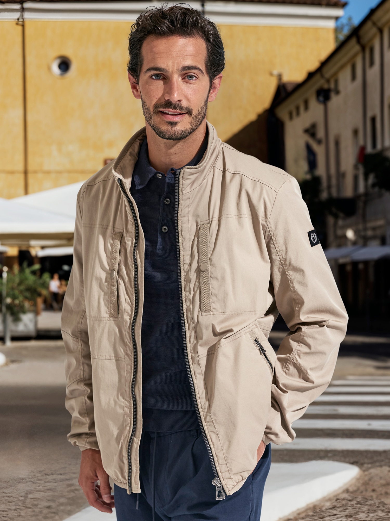 LERROS LKZ10405 Men Blouson Jacket Khaki Size S