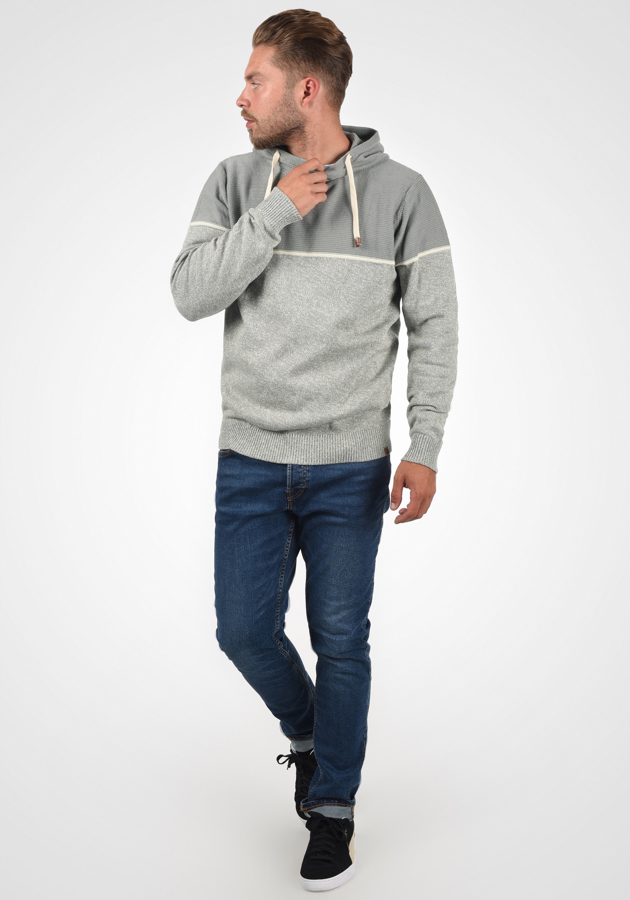 Indicode Strickfleece-Pullover »Strickpullover IDLynde«
