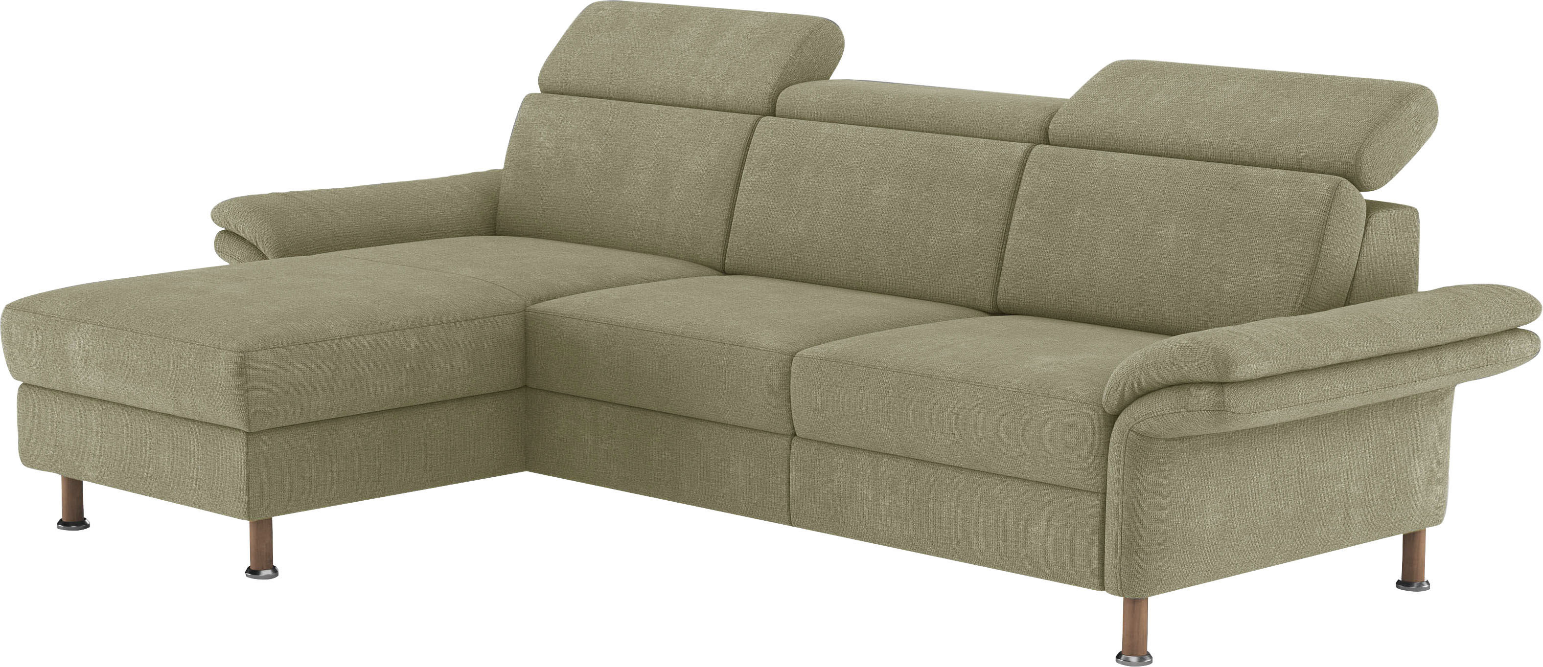OTTO home Ecksofa "Calypso L-Form" mit motorischen Funktionen im Sofa und Recamiere