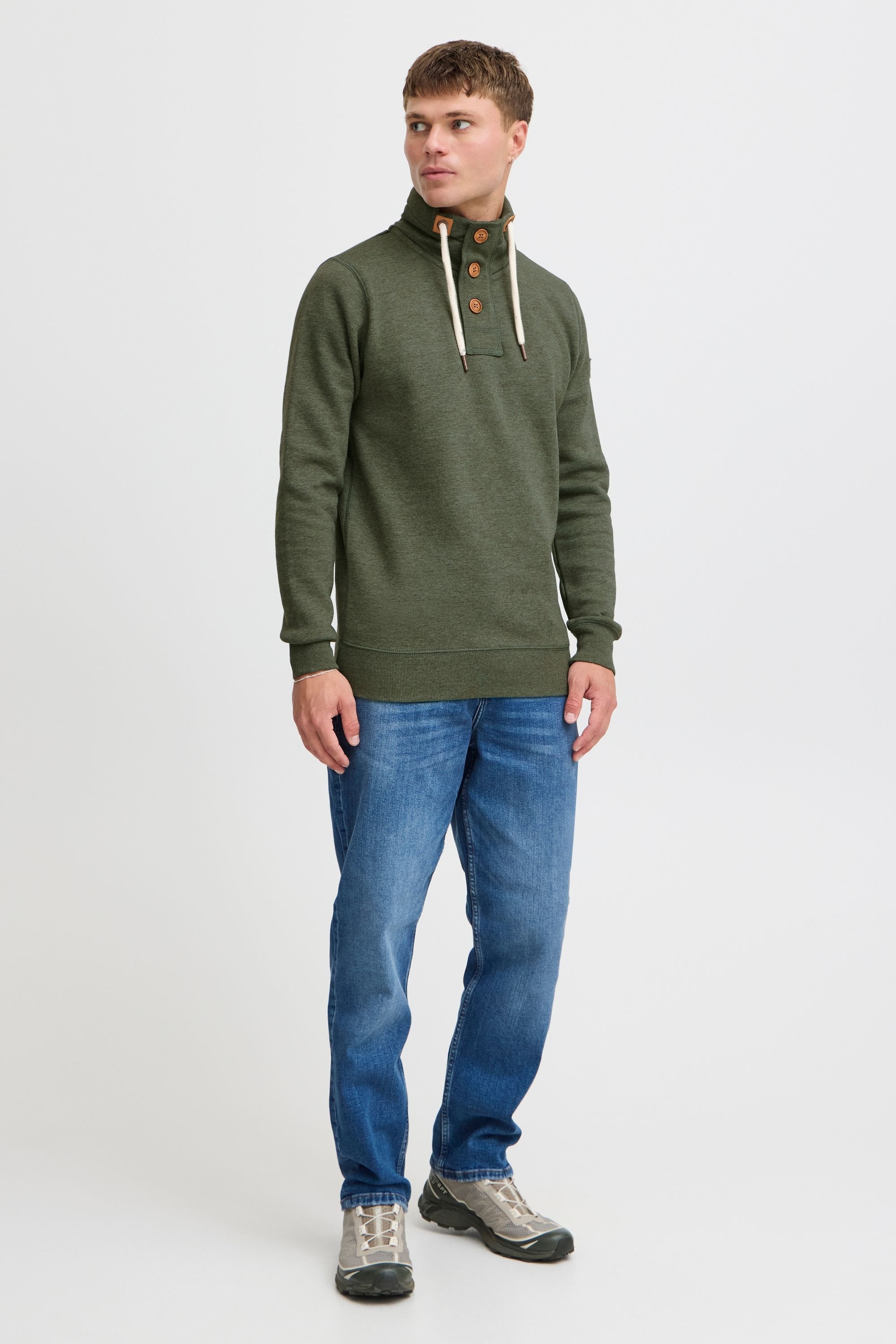 !Solid Stehkragenpullover »Stehkragenpullover SDTripTroyer«