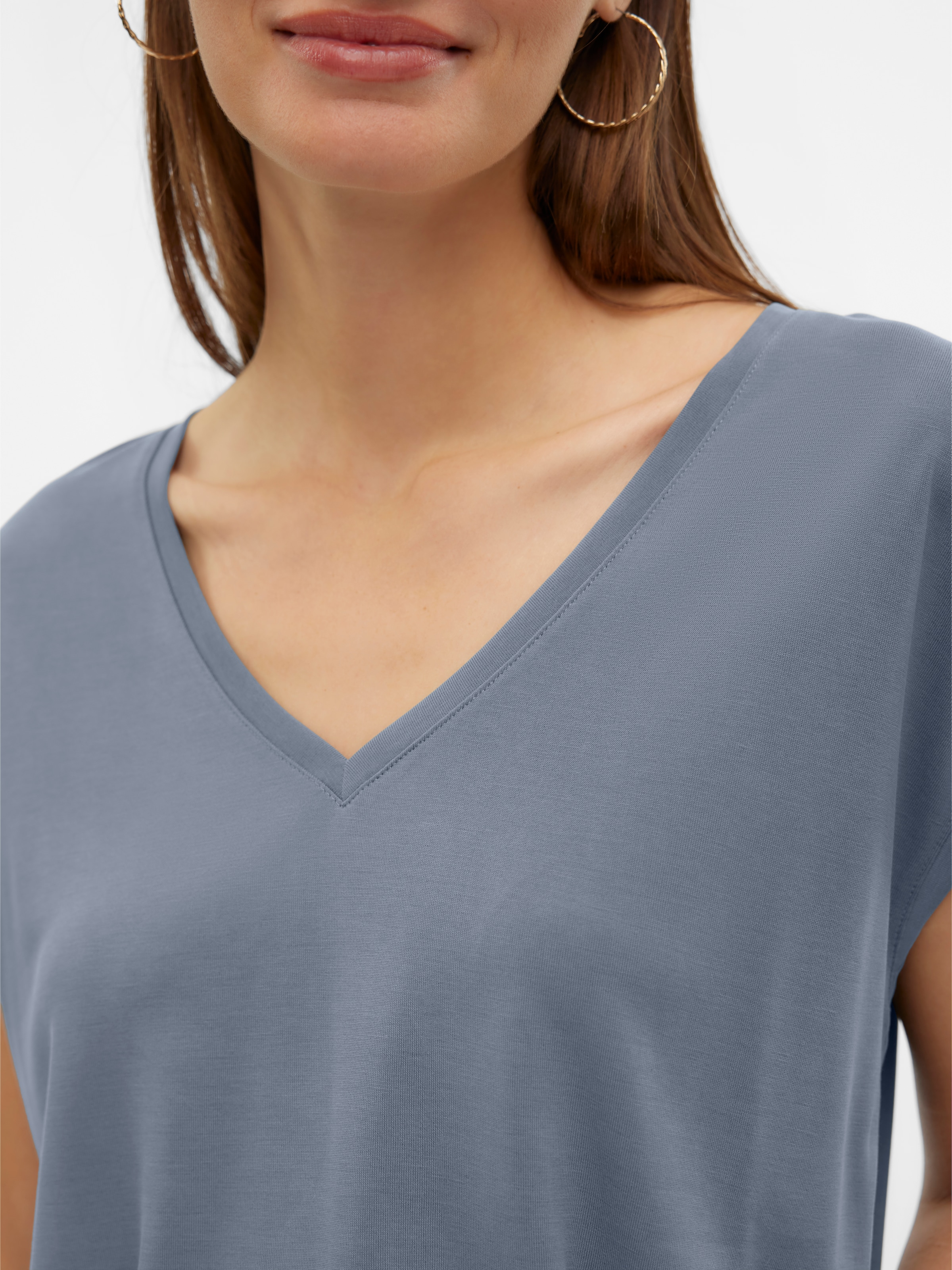 Vero Moda V-Shirt »VMFILLI SS V-NECK TEE GA NOOS«