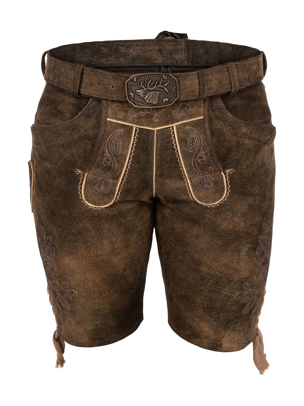 Spieth & Wensky Lederhose "Lederhose HAVEL tabak holz"
