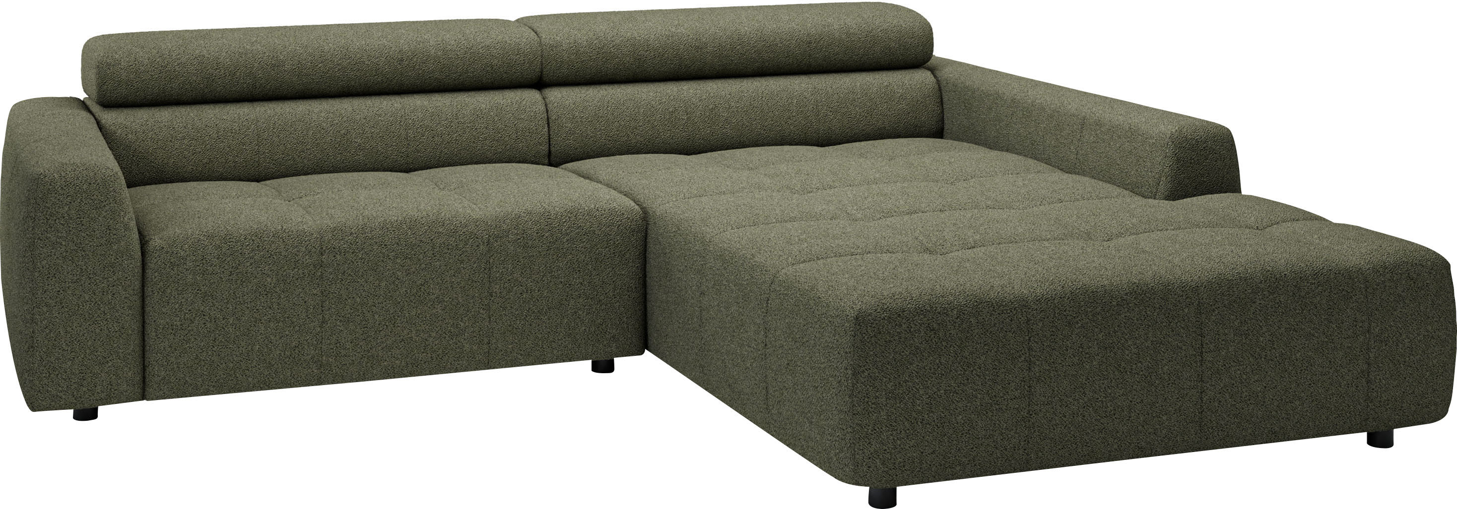 Thumbnail - 3C Candy Ecksofa "Denver auch mit Cord- und Easy care-Bezug, Kopfteilverstellung L-Form" wahlweise. mit motorischer Sitz...