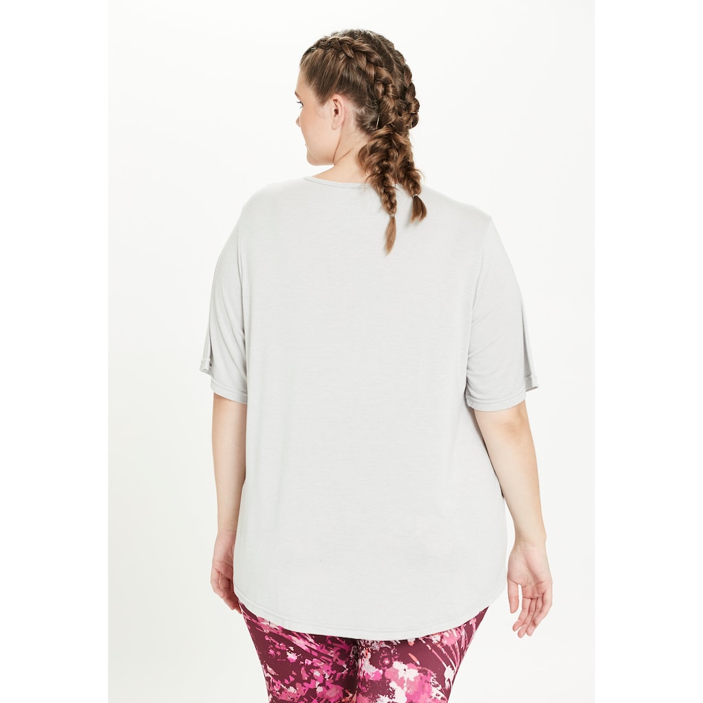 Q by Endurance Funktionsshirt »FLORA MELANGE PLUS SIZE«