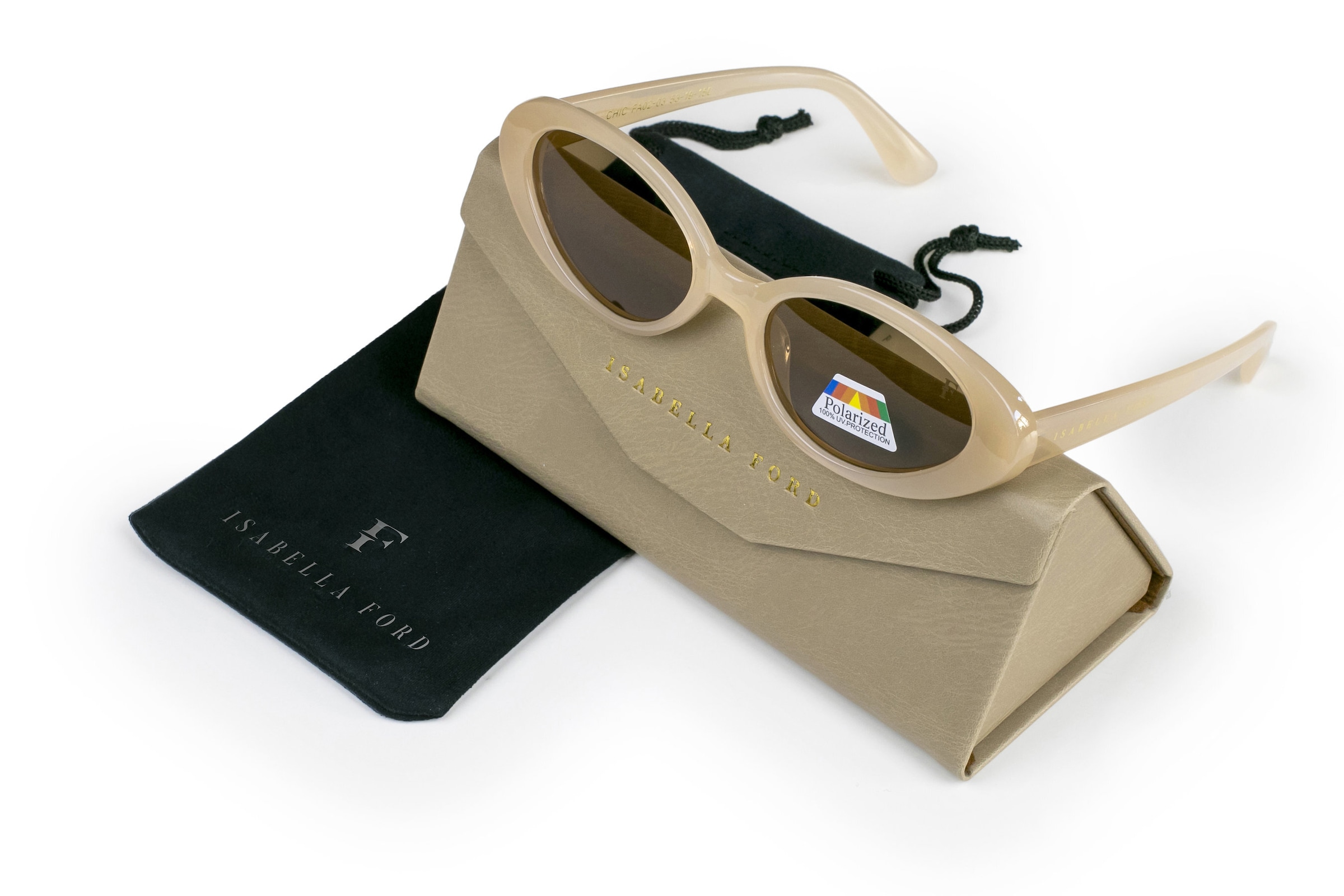 ISABELLA FORD Sonnenbrille »FA02-03« Glass 0.74MM Polarized Lens UV400，CAT3.0