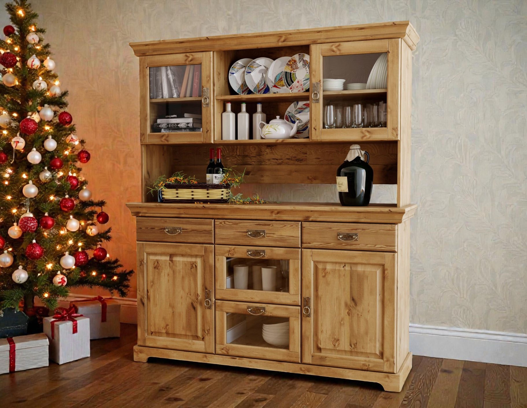 Home affaire Buffet "Rügen" FSC zertifiziertes Massivholz, im Landhausstil günstig online kaufen