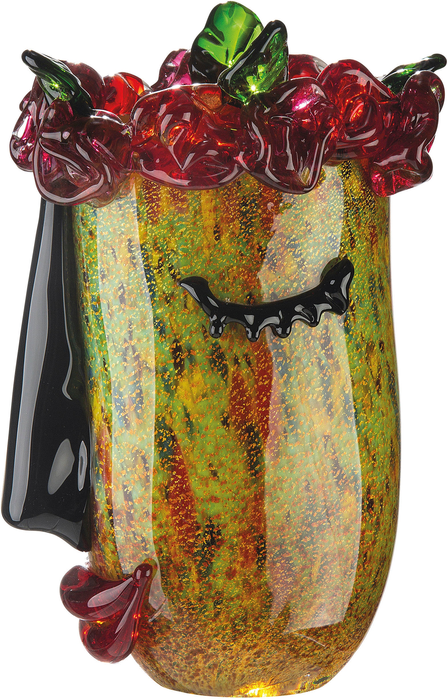 Casablanca by Gilde Tischvase »Floro«, (1 St.), dekorative Vase aus Glas, Blumenvase