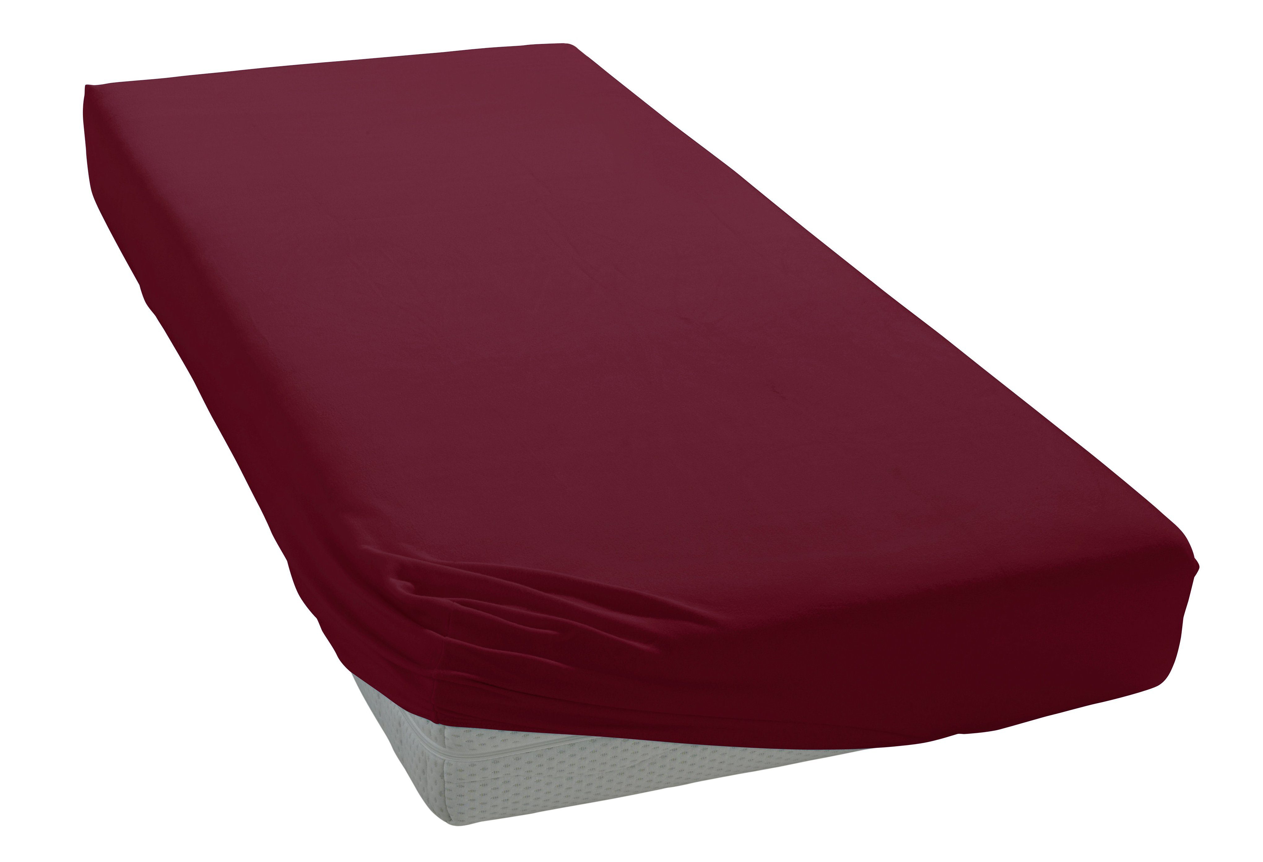 bellana Spannbettlaken "bellana Aqua mit Elasthan, 160 g/m²" Spannbetttuch für Matratzen bis 35cm Höhe, bügelfrei, faltenfrei