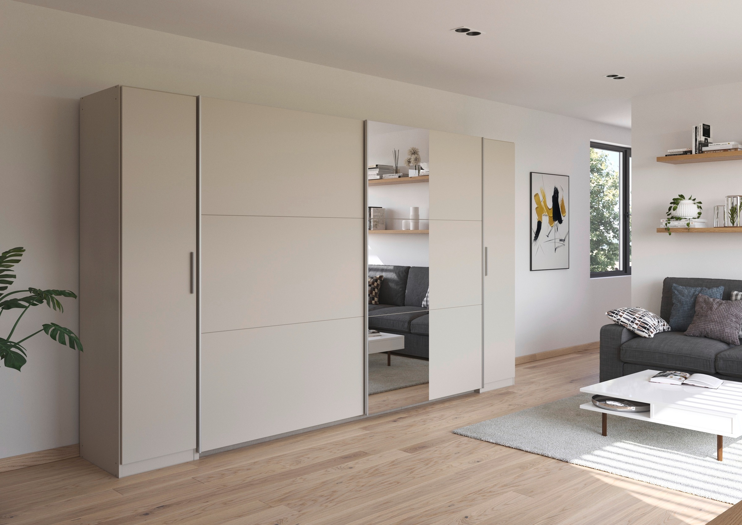 rauch Schwebetürenschrank "Kleiderschrank Drehtürenschrank Schrank Garderob günstig online kaufen