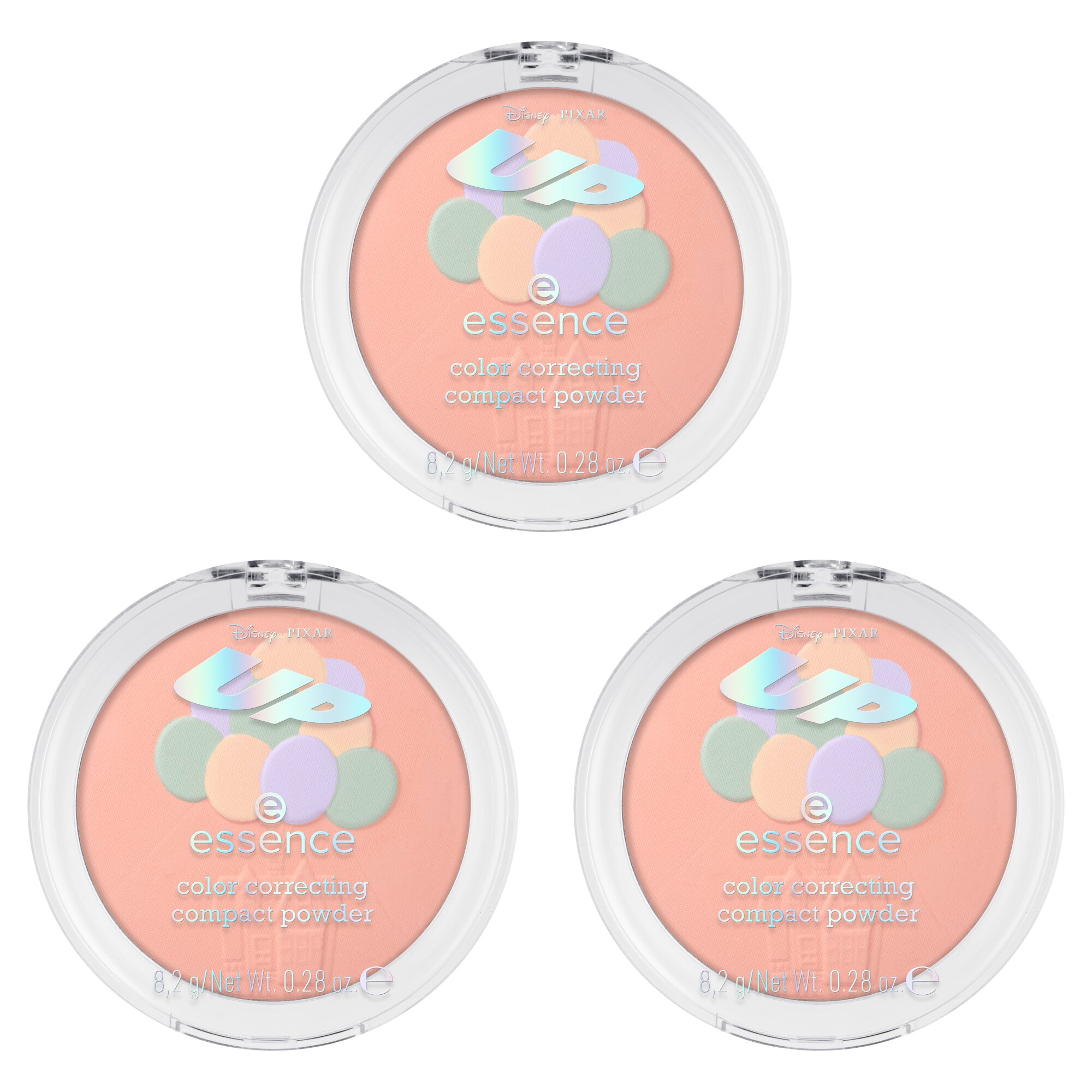 ESSENCE Kinder Puder "Disney Pixar Up color correcting compact powder", 24,6 g, bunt, Teint-Kosmetika, mit hochwertiger Formel