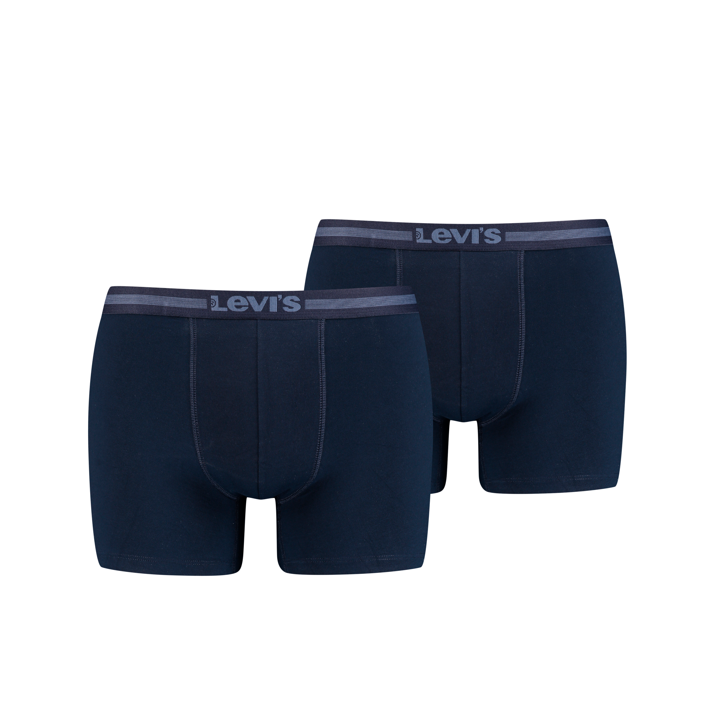 Levis Boxershorts "LEVIS MEN TENCEL BOXER BRIEF 2P" Packung, 2 Stk. mit breitem Logobund