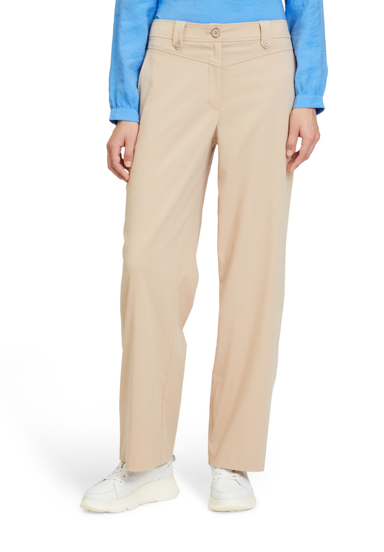 Betty&Co Anzughose "Betty & Co Damen Anzughose mit weitem Bein", Material günstig online kaufen
