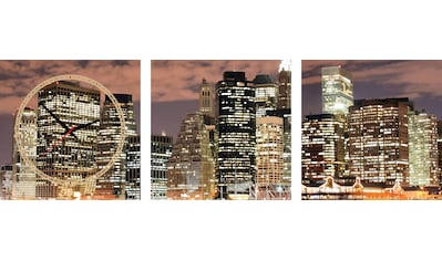Conni Oberkircher´s Bild »Big City by Night - Stadt in der Nacht«, New York, (Set,... kaufen