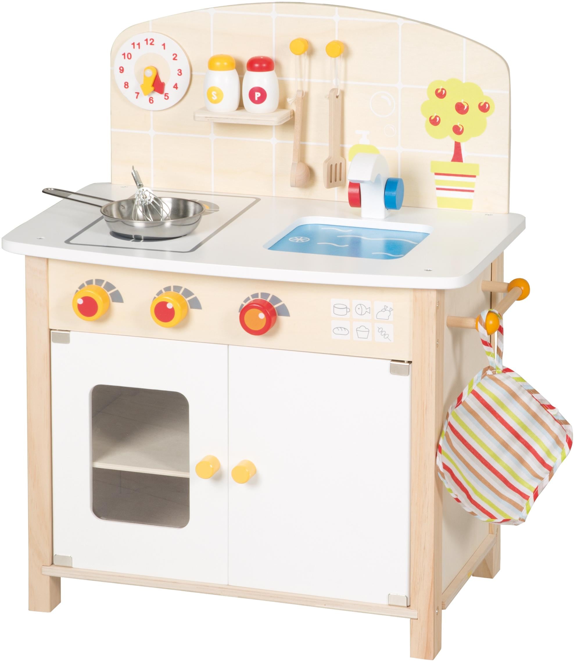 roba® Spielküche »Weiß/Grau«, mit Zubehör