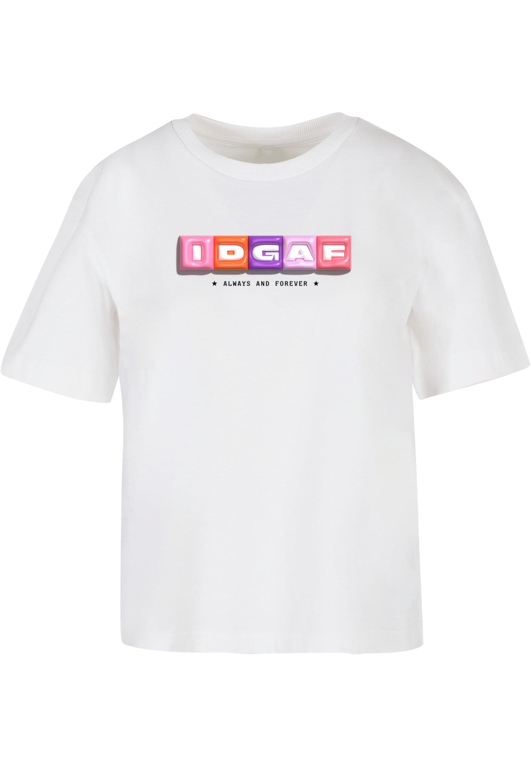 Miss Tee Marškinėliai » Damen IDGAF Tee«