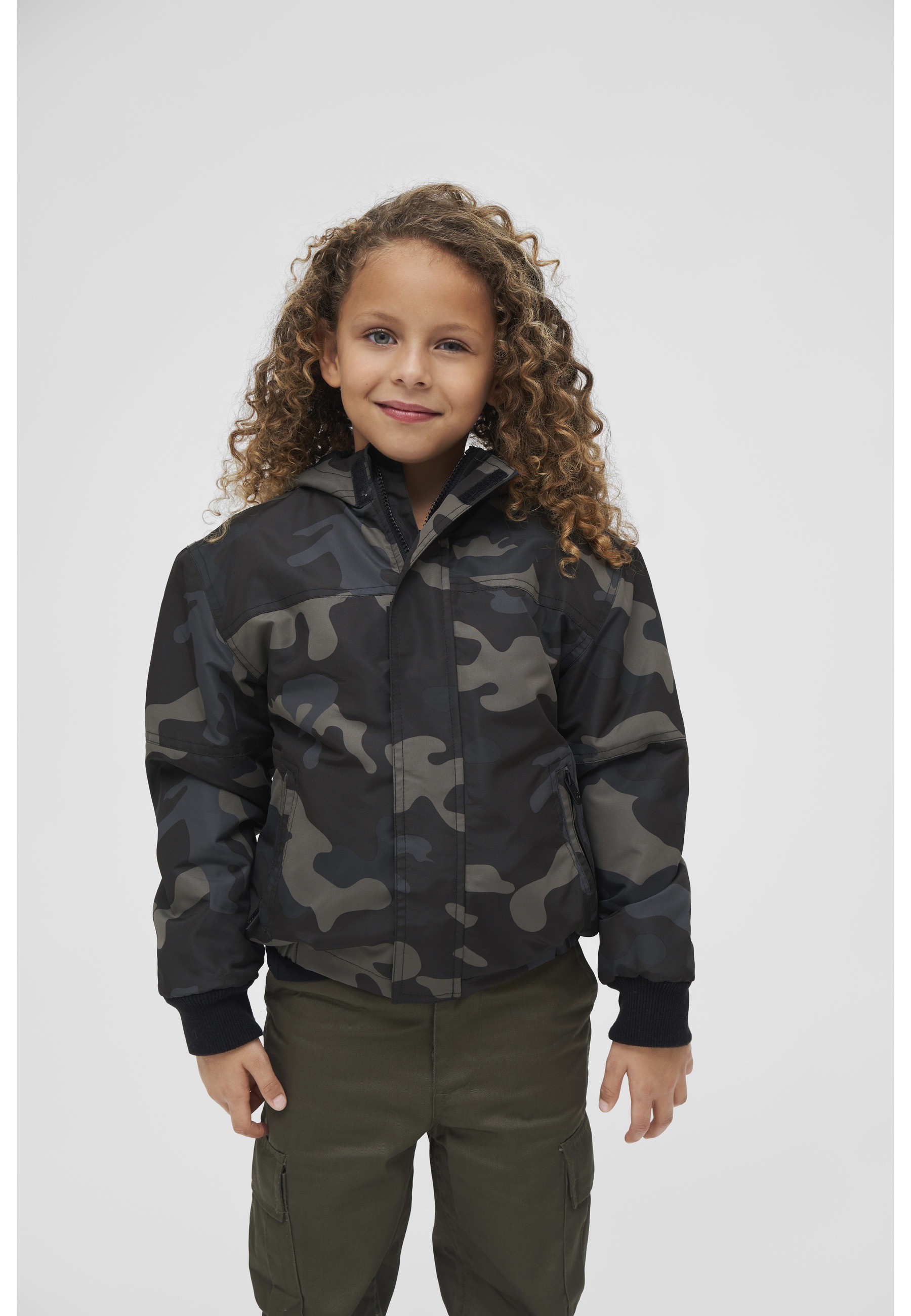 Brandit Allwetterjacke »Brandit Unisex Kids Windbreaker Frontzip« 1 Stk. tlg. mit Kapuze