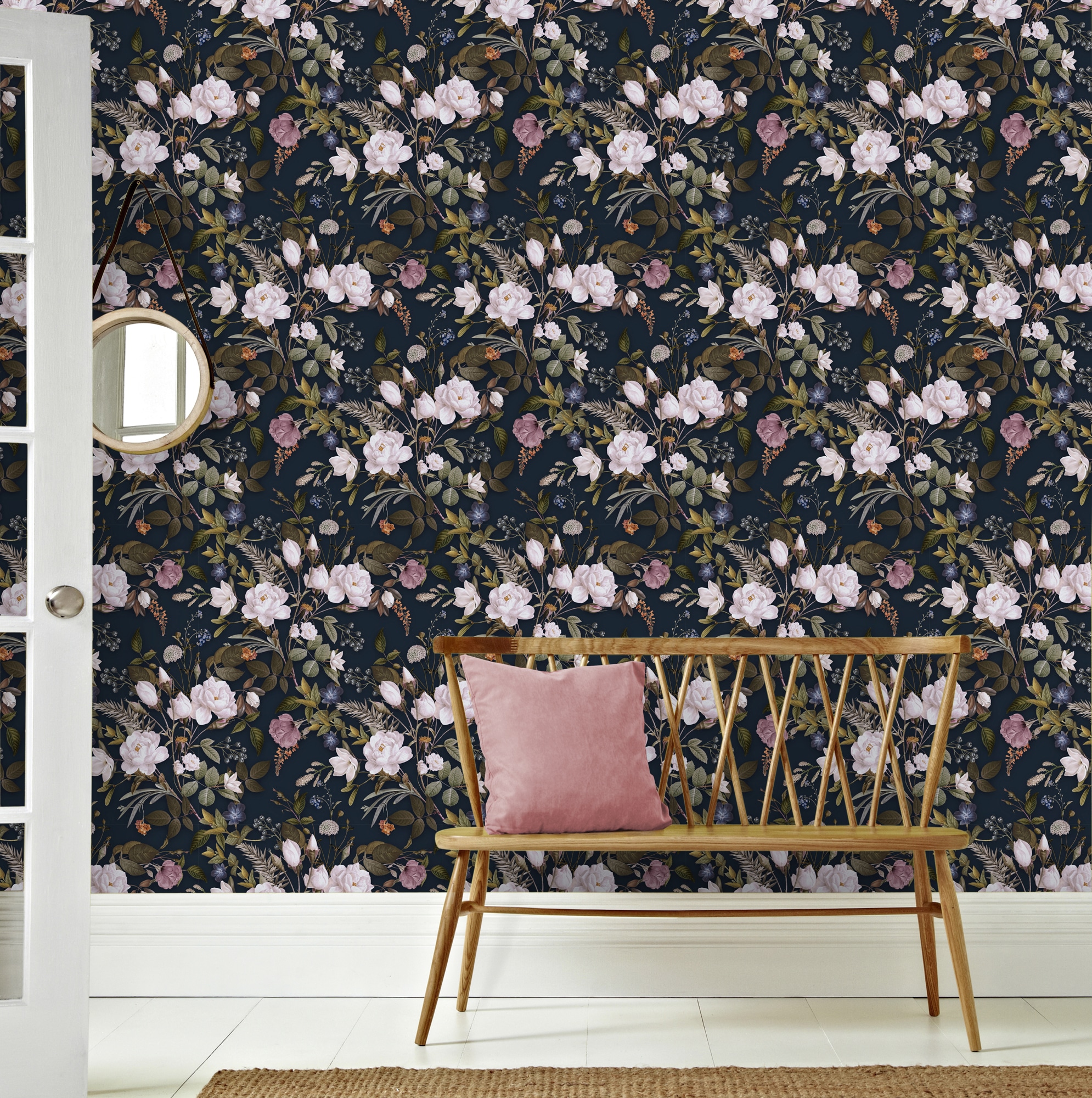 Sublime Vliestapete "ROSES" geblümt geprägt Design Tapeten