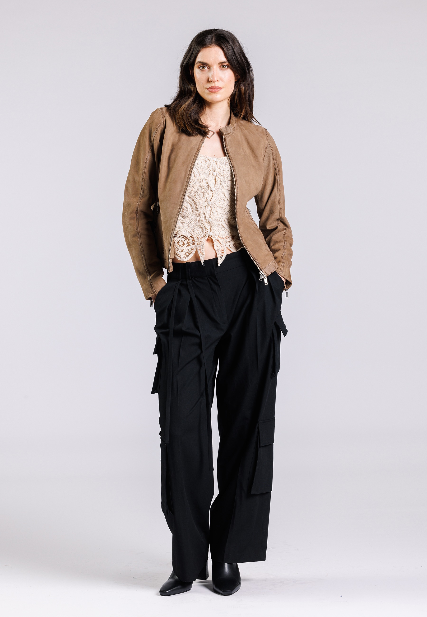 Freaky Nation Lederjacke "Annelie-FN" günstig online kaufen