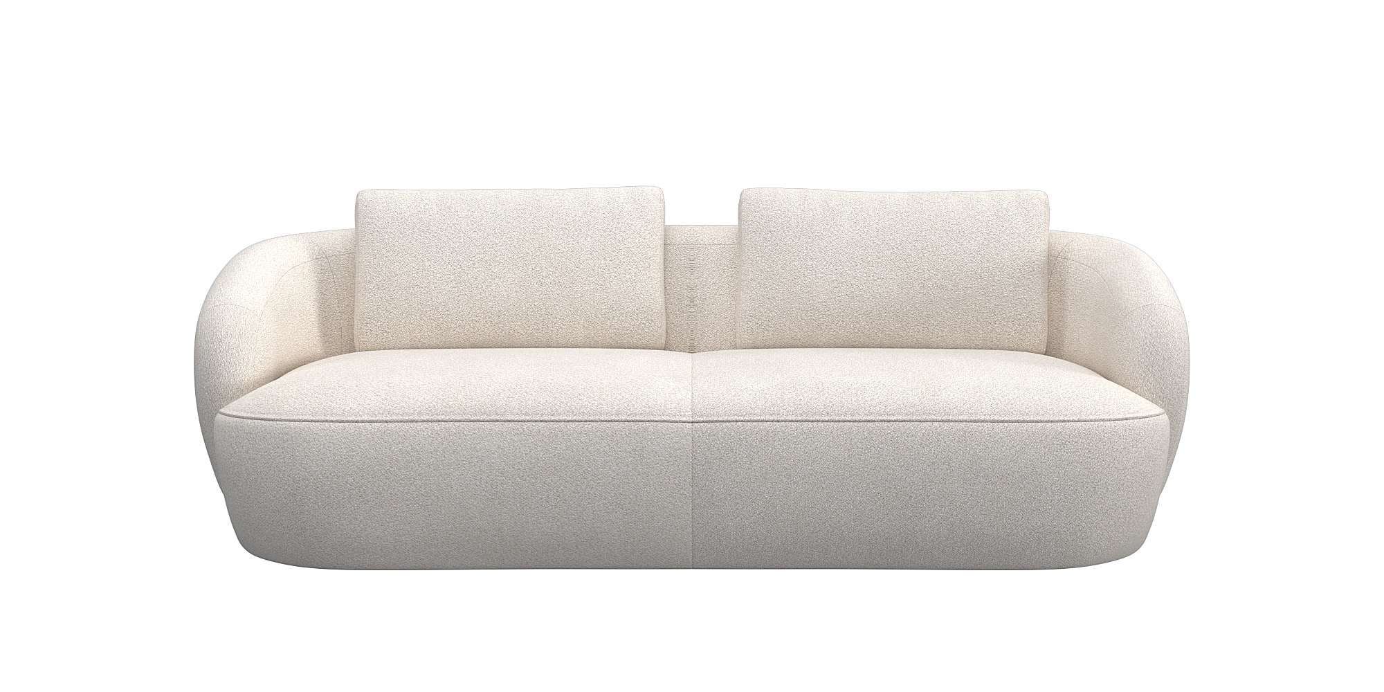 FLEXLUX 3-Sitzer "Torino, rund und bequem, Couch, Dreisitzer", Modernes, or günstig online kaufen