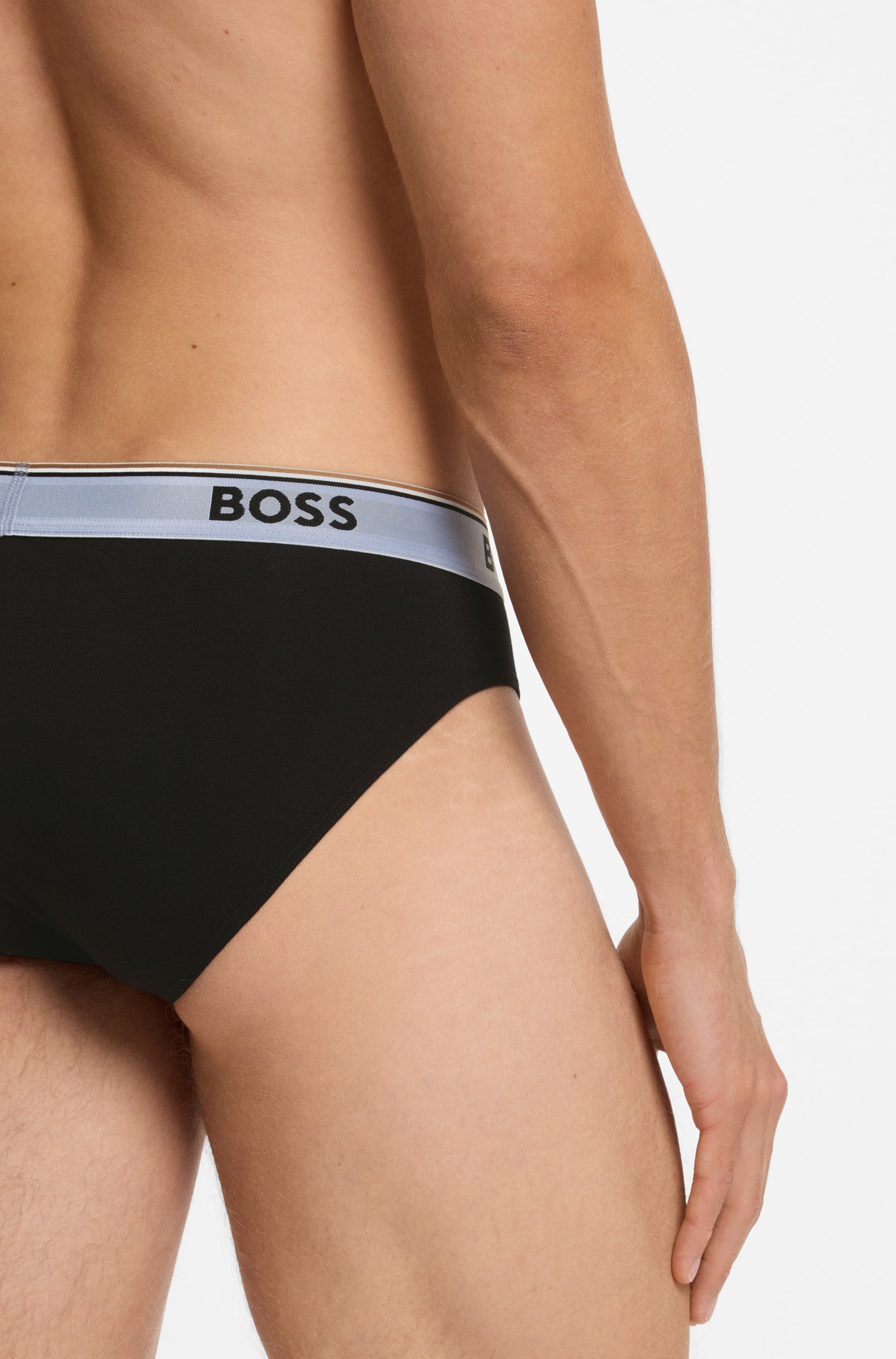 BOSS Slip aus elastischer Baumwolle, mittlere Bundhöhe