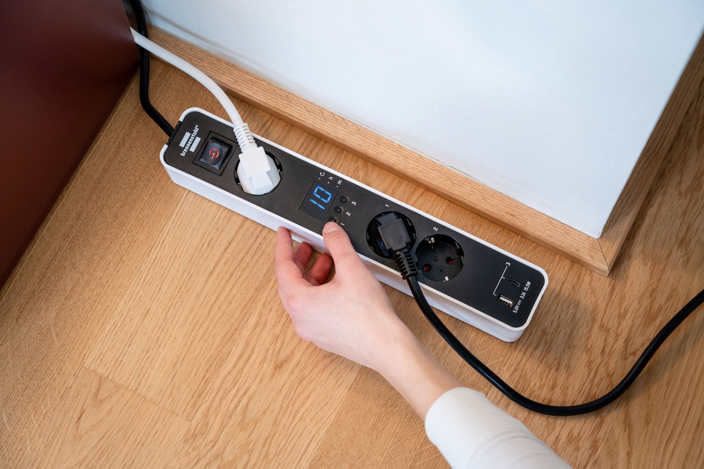 Brennenstuhl Steckdose »H05VV-F3G1,5, 1,5 m«