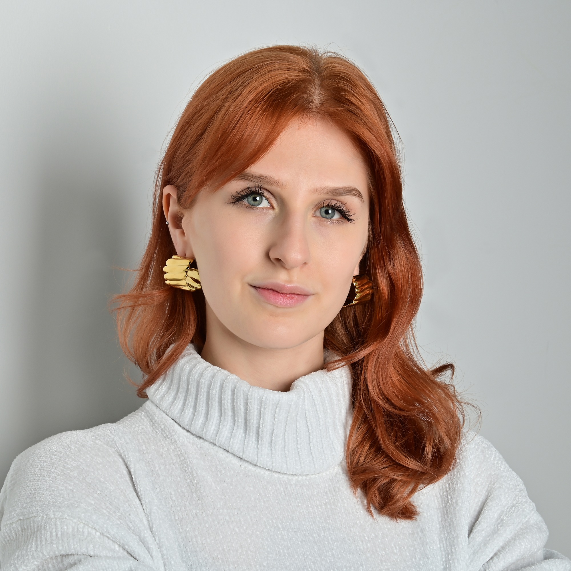 Adelia´s Paar Creolen "Ohrringe – Creole aus Edelstahl" Schöne Geschenkidee zum Muttertag