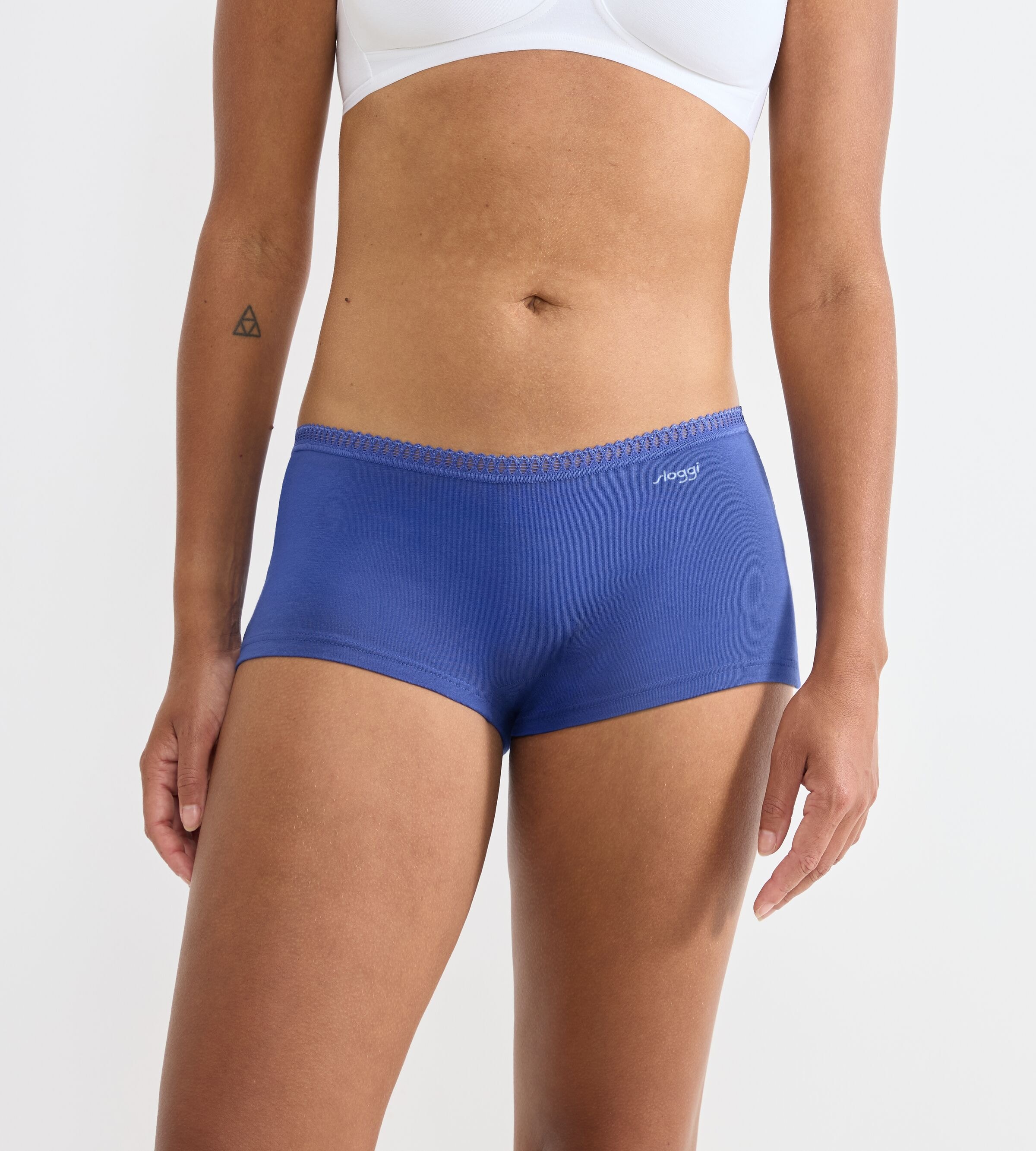 sloggi Panty »GO Crush« 3er Pack,  mit Spitzendetails, Cotton-Mix