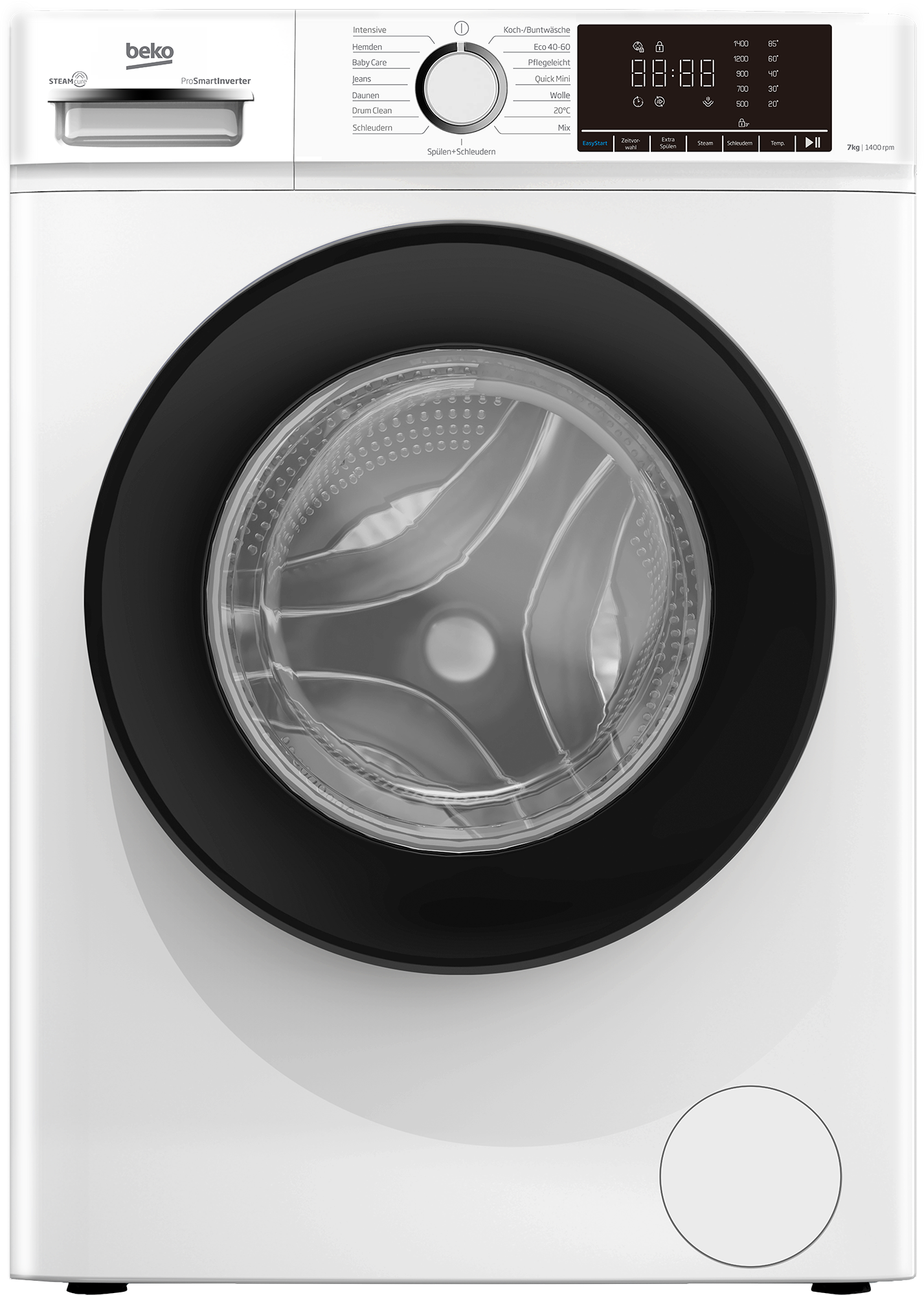 BEKO Waschmaschine "BM3WFOE741PSA", B:60cm H:84,7cm T:52cmweiß, Waschmaschinen