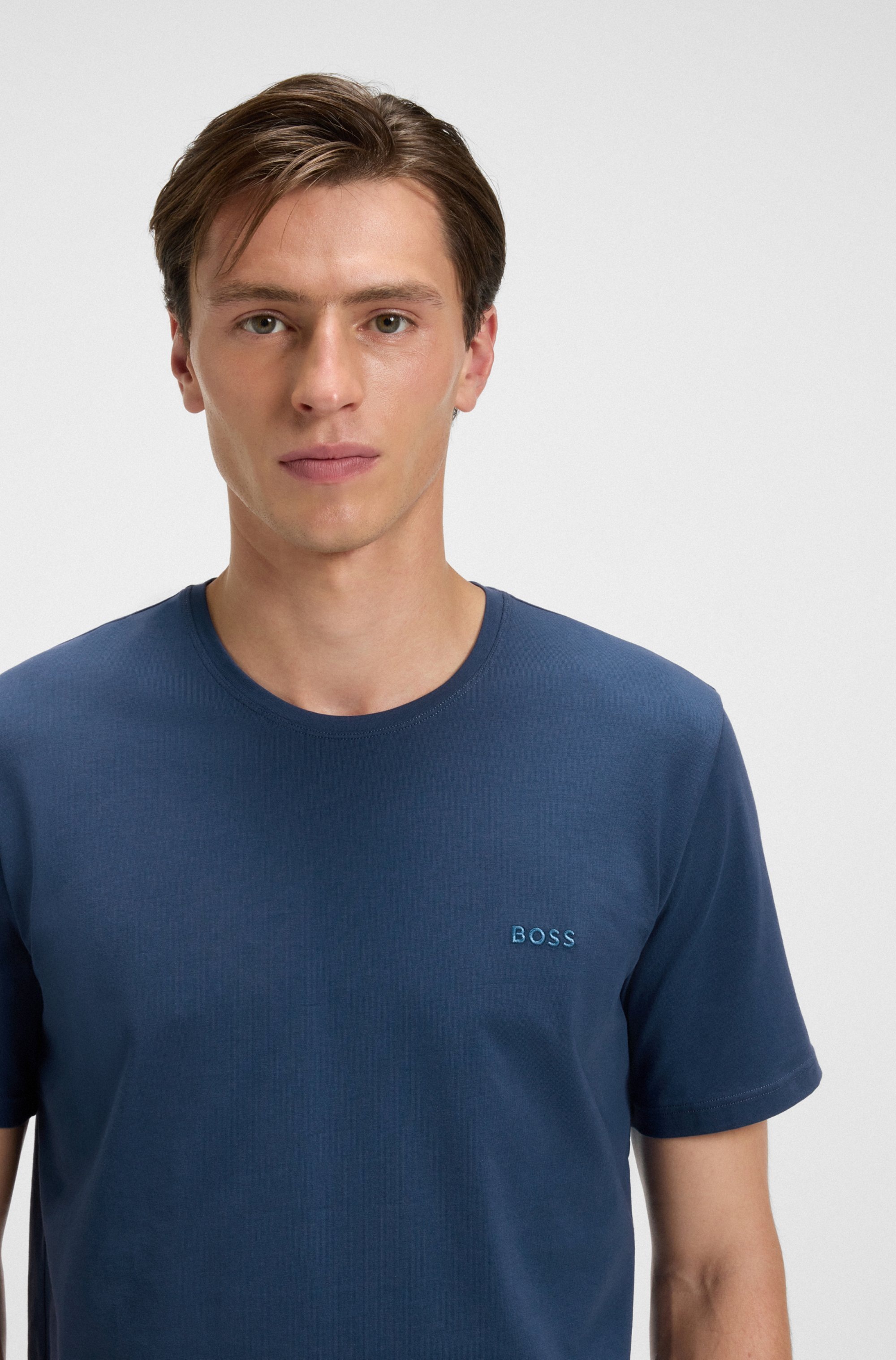BOSS T-Shirt »Mix&Match T-Shirt R«, mit Logostickerei