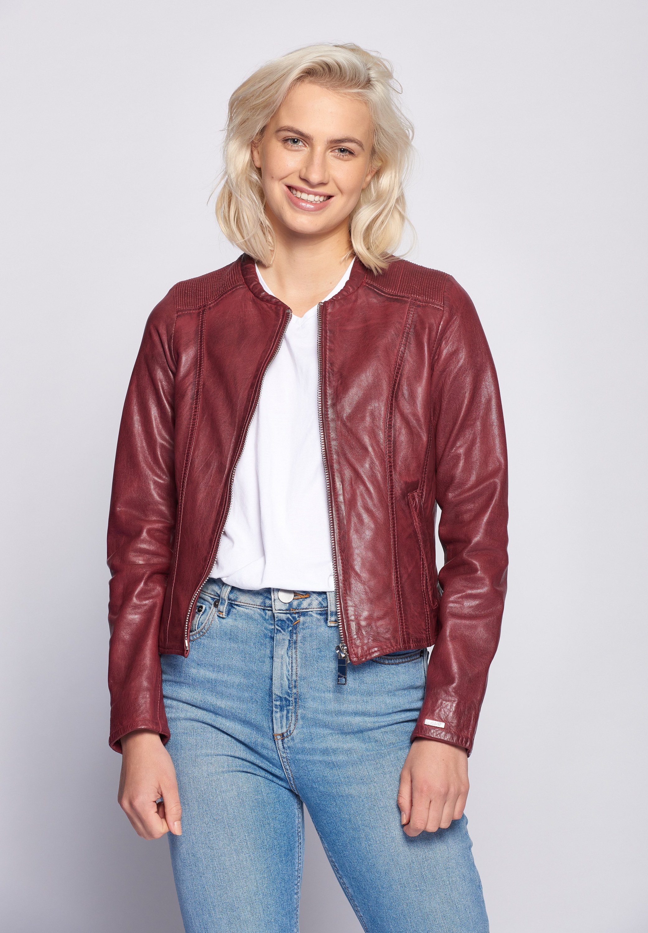 Maze Lederjacke »Smaragd«