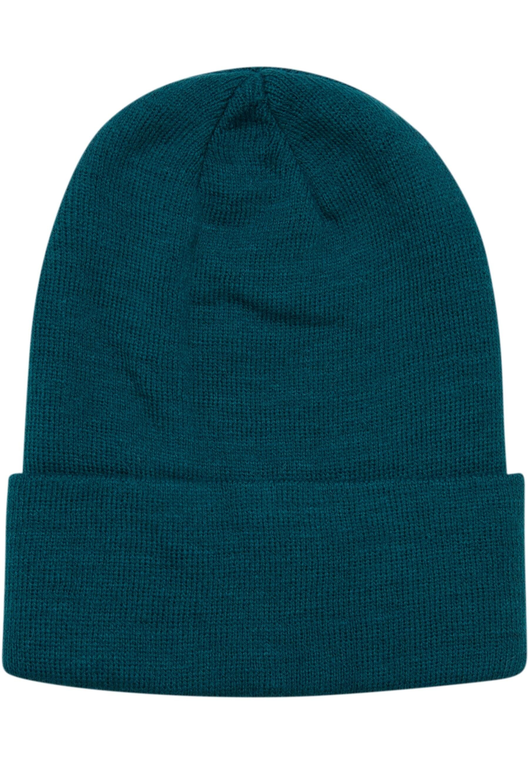 URBAN CLASSICS Beanie »Urban Classics Unisex Synthetic Leatherpatch Long Beanie«, (1 St.)