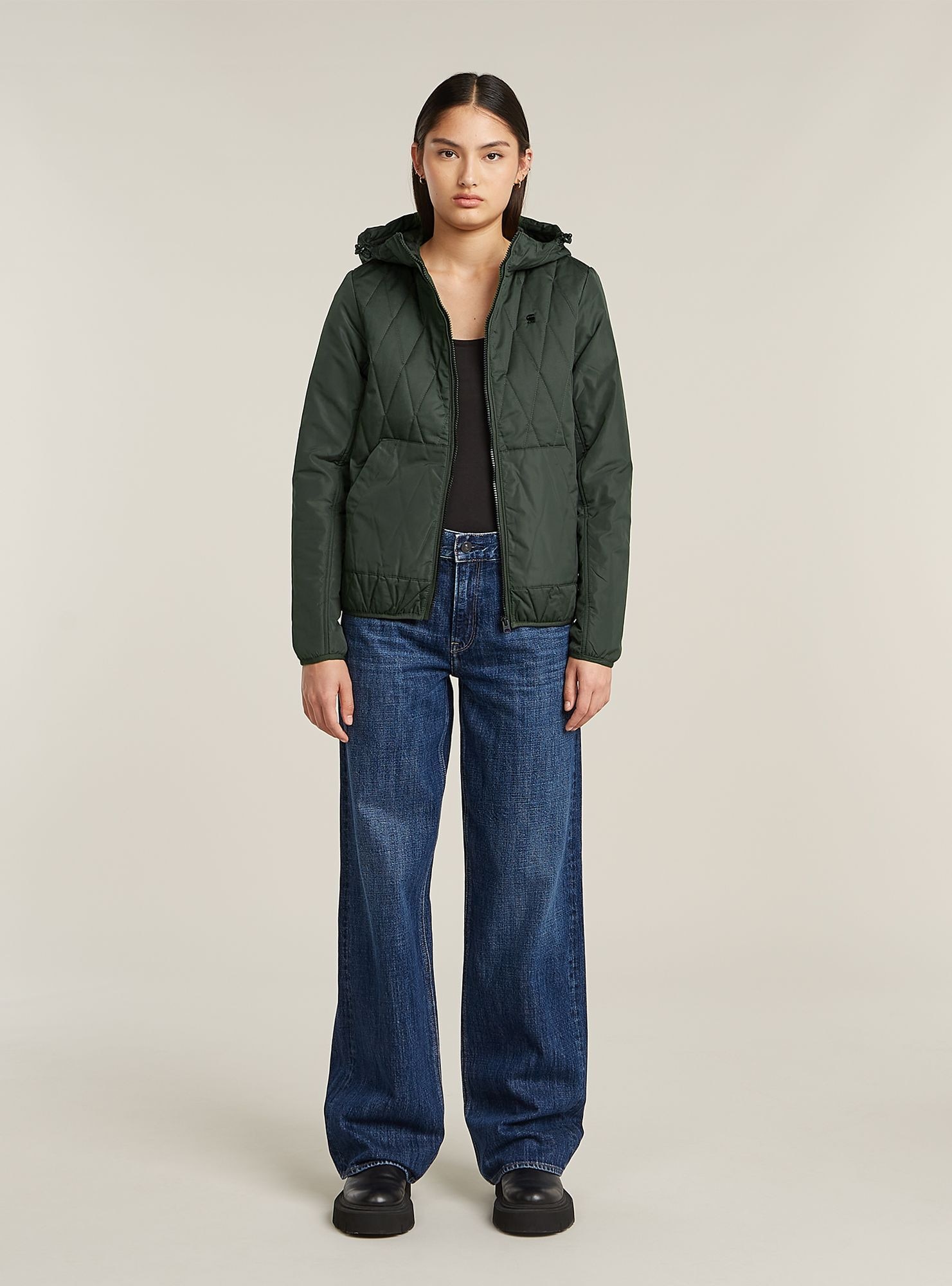 G-STAR Bomberjacke »Utility Quilted Hooded Overshirt«