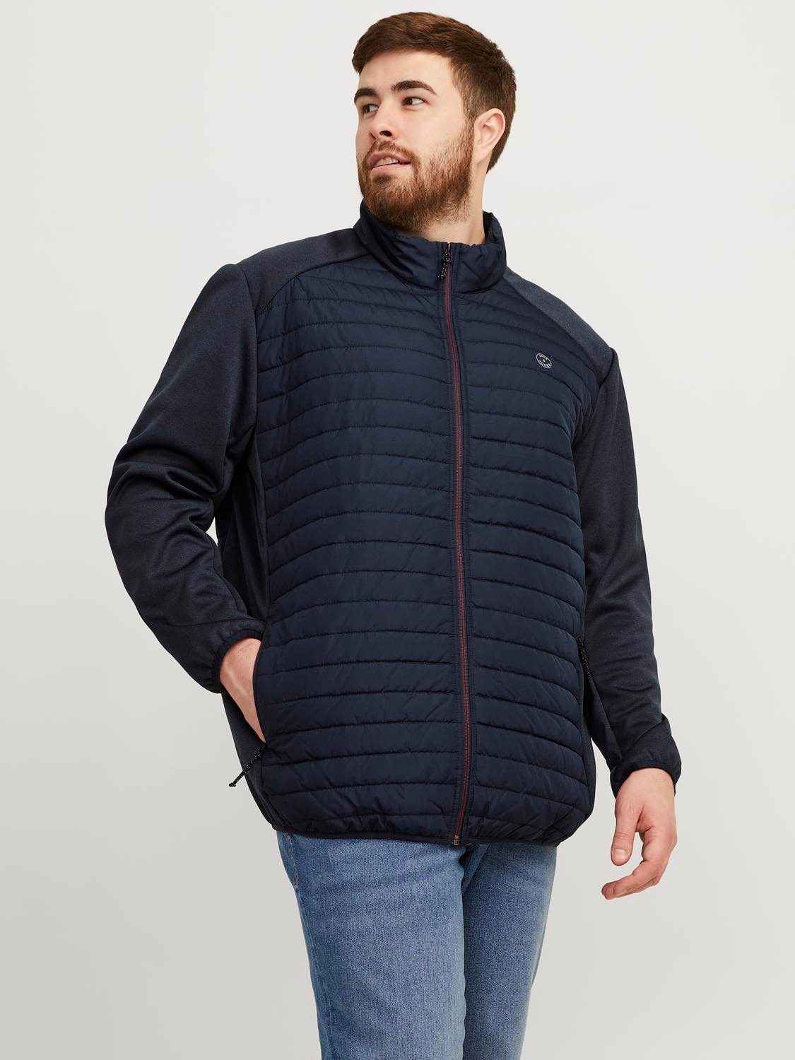 Jack & Jones PlusSize Hybridjacke »JJEMULTI QUILTED COLLAR NOOS PLS«, mit Kapuze