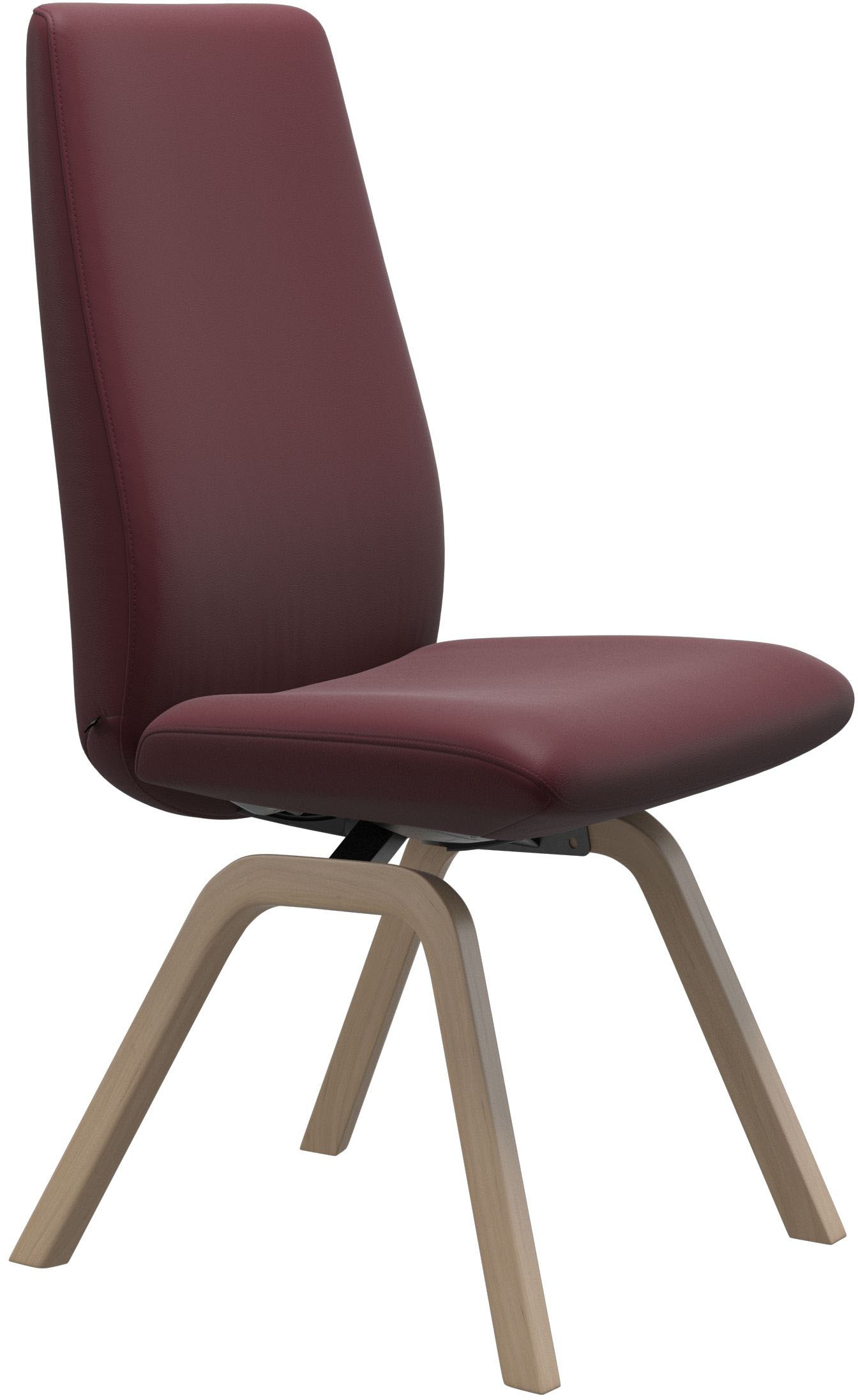 Stressless® Polsterstuhl »Laurel«, Leder BATICK, High Back, Größe L, mit schräggestellten Beinen in Eiche natur