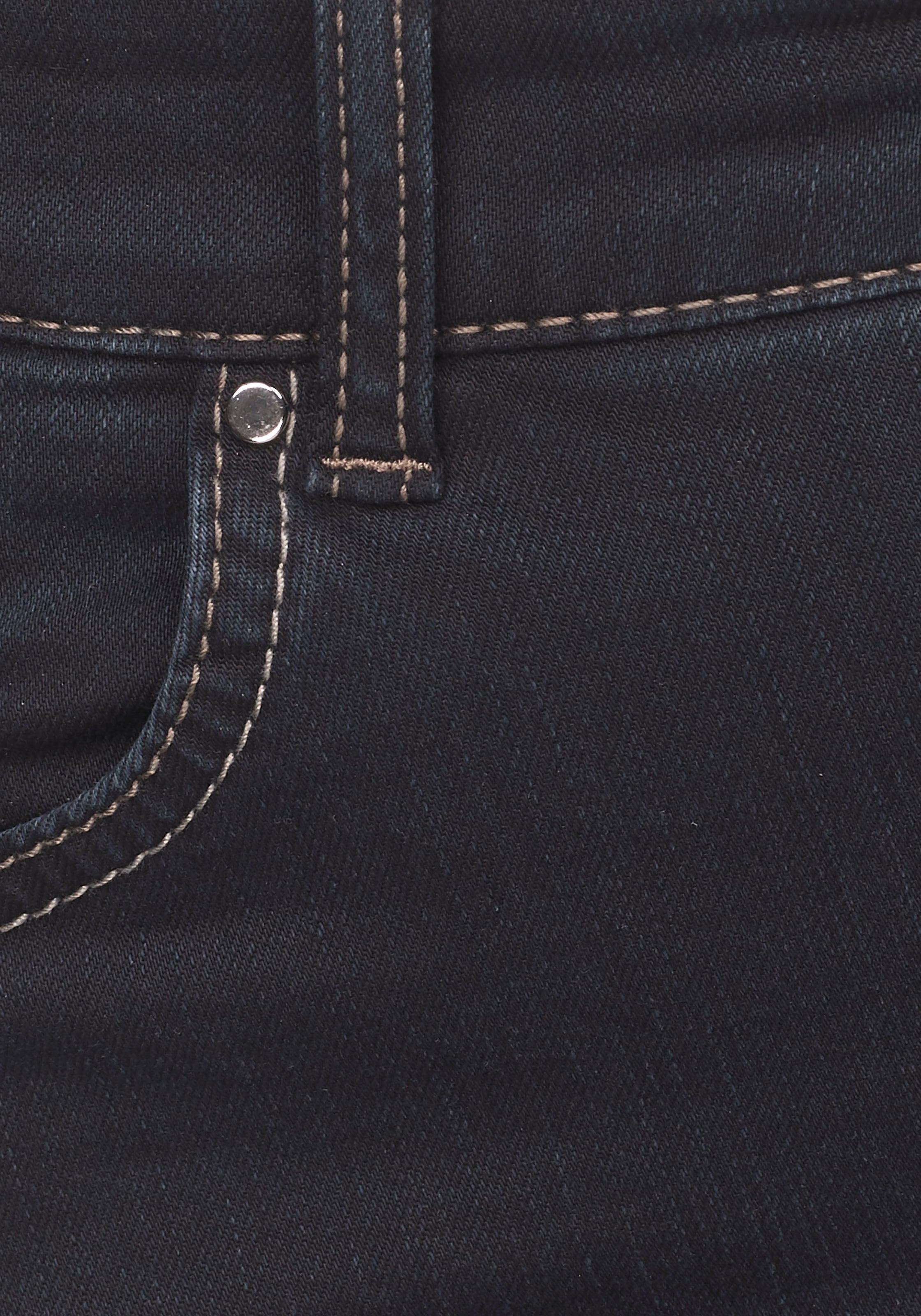 Black Friday MAC Stretch-Jeans | geschnitten Gerade »Melanie«, BAUR