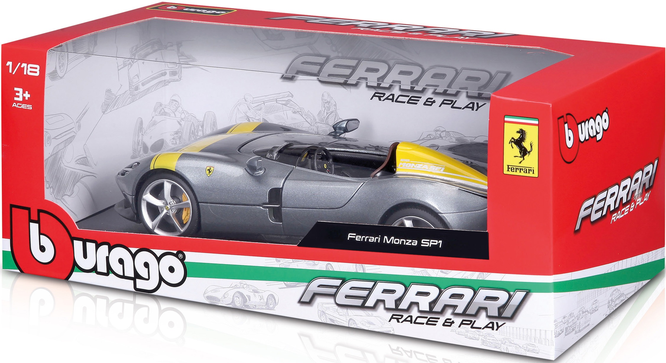 Bburago Sammlerauto »Ferrari Monza SP1«, 1:18