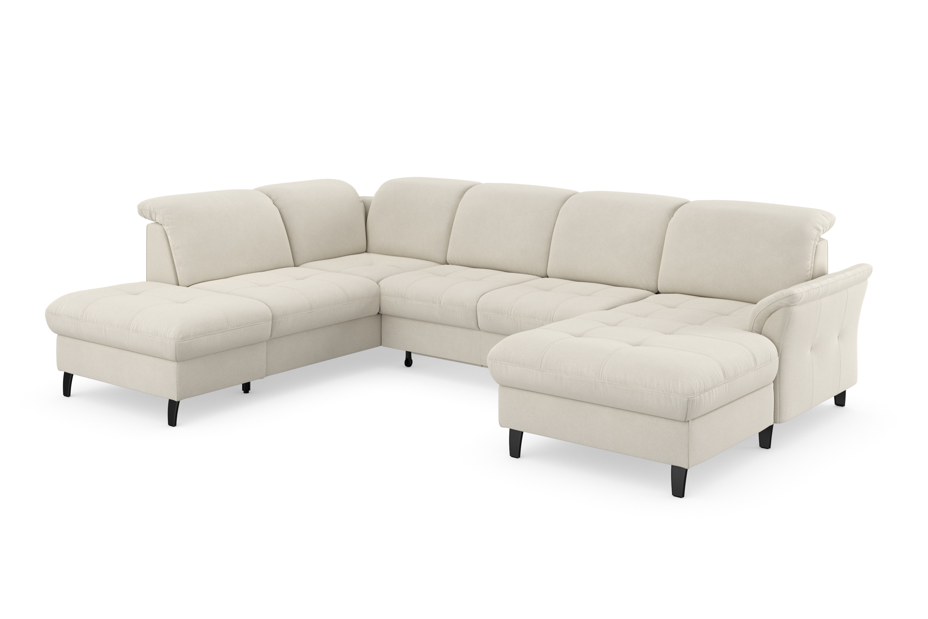 Thumbnail - sit&more Wohnlandschaft "Maggiore U-Form", wahlweise mit Kopfteilverstellung, Bettfunktion und Stauraum