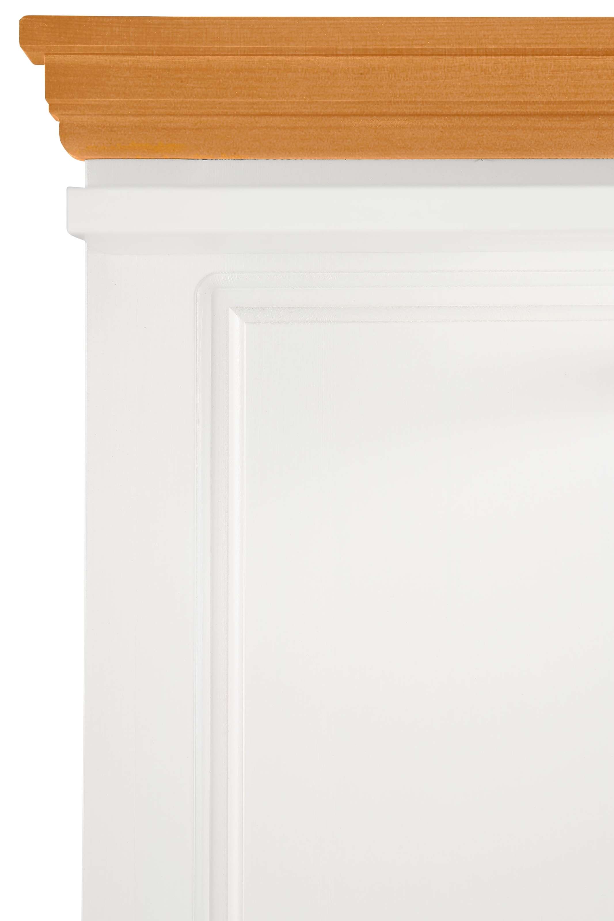 Home affaire Garderobenpaneel »Basilico«, aus massiver Kiefer, FSC®, Breite 60 cm, mit Kleiderstange, Holzhaken