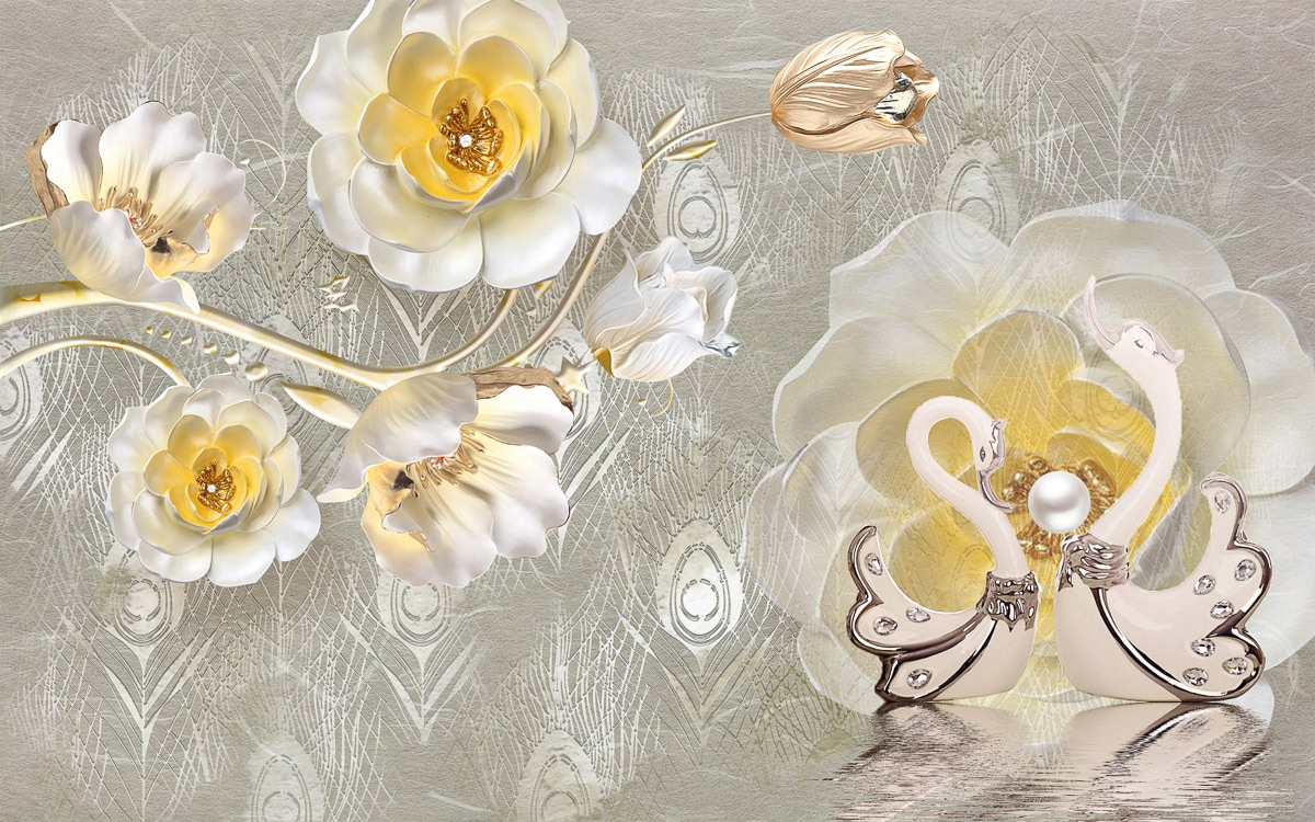 Papermoon "Muster mit Blumen"