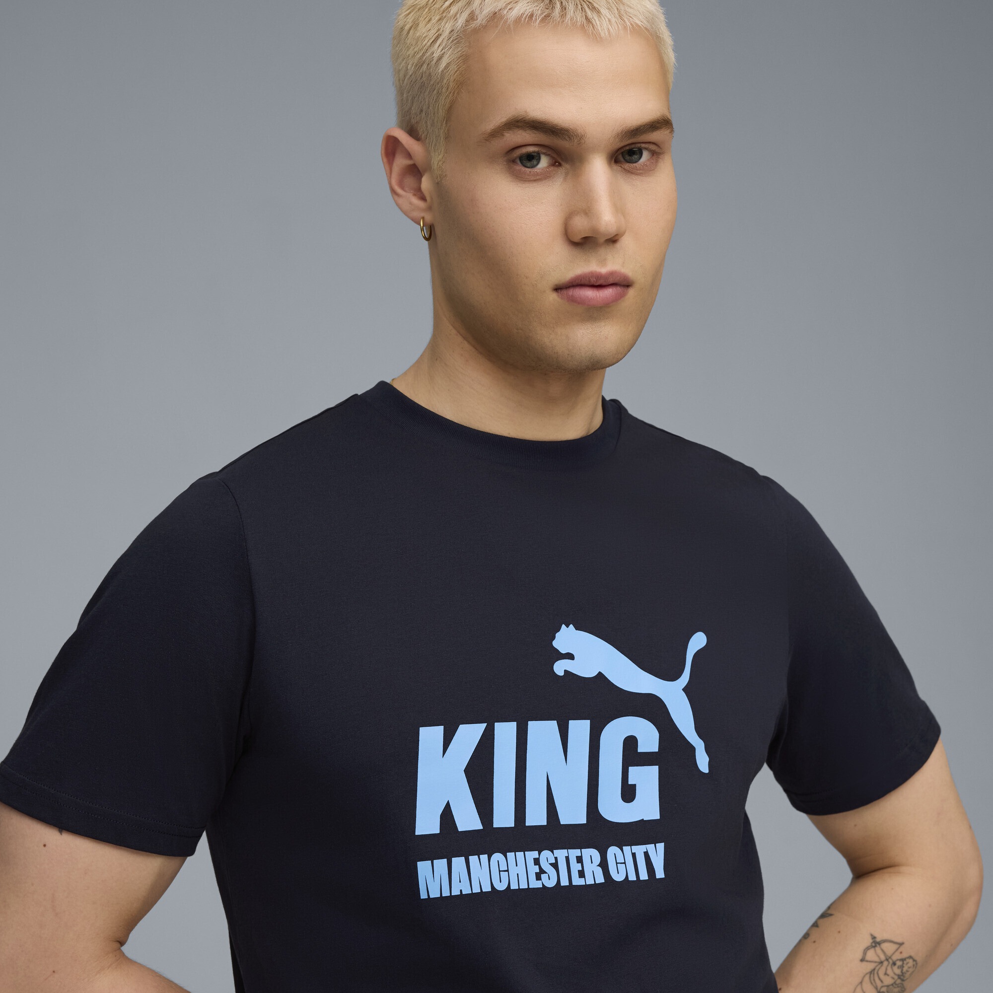 PUMA T-Shirt »Manchester City KING Logo T-Shirt Herren«