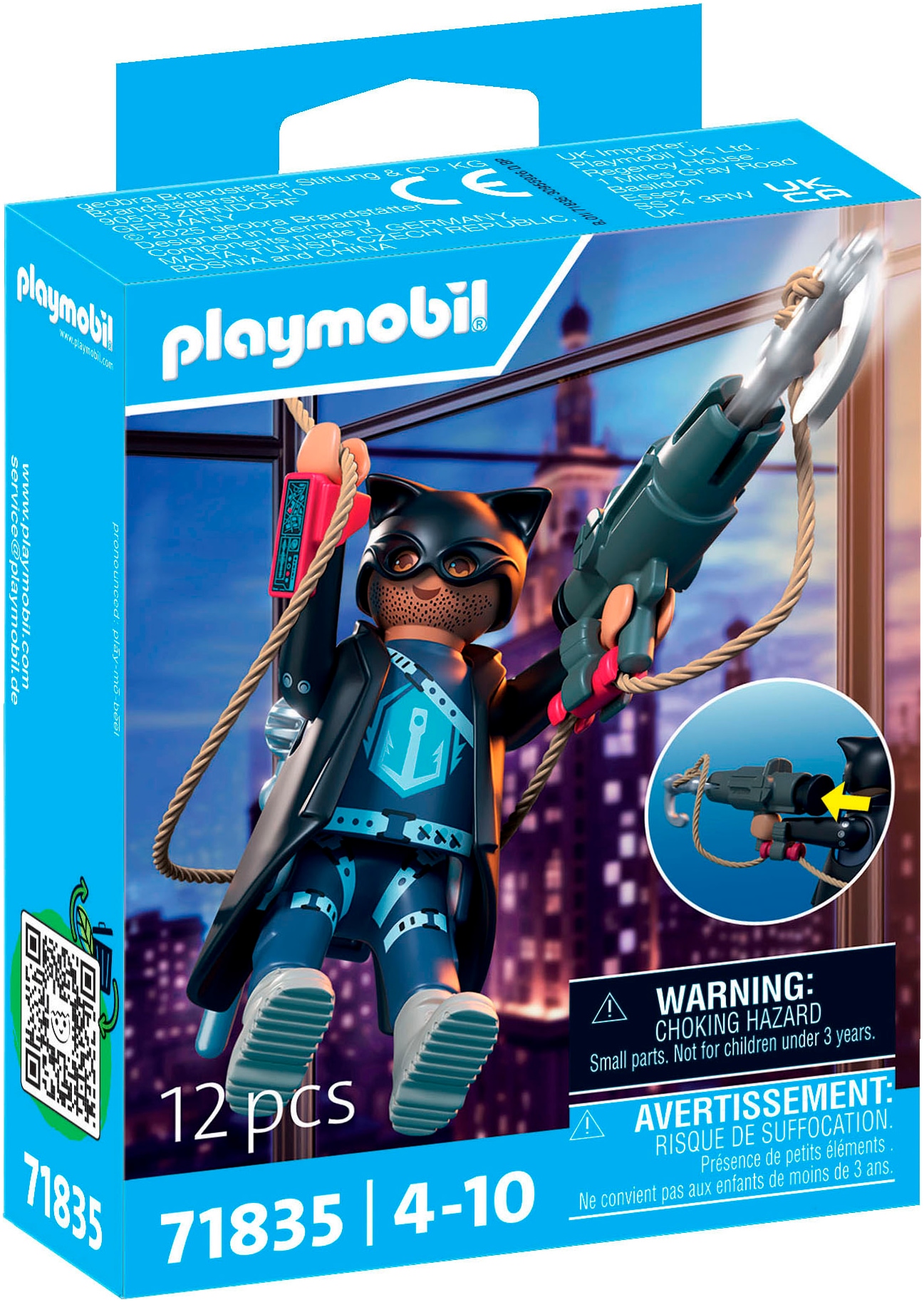 Playmobil® Konstruktions-Spielset »Schatten-Held (71835), Heroes«, (12 St.)